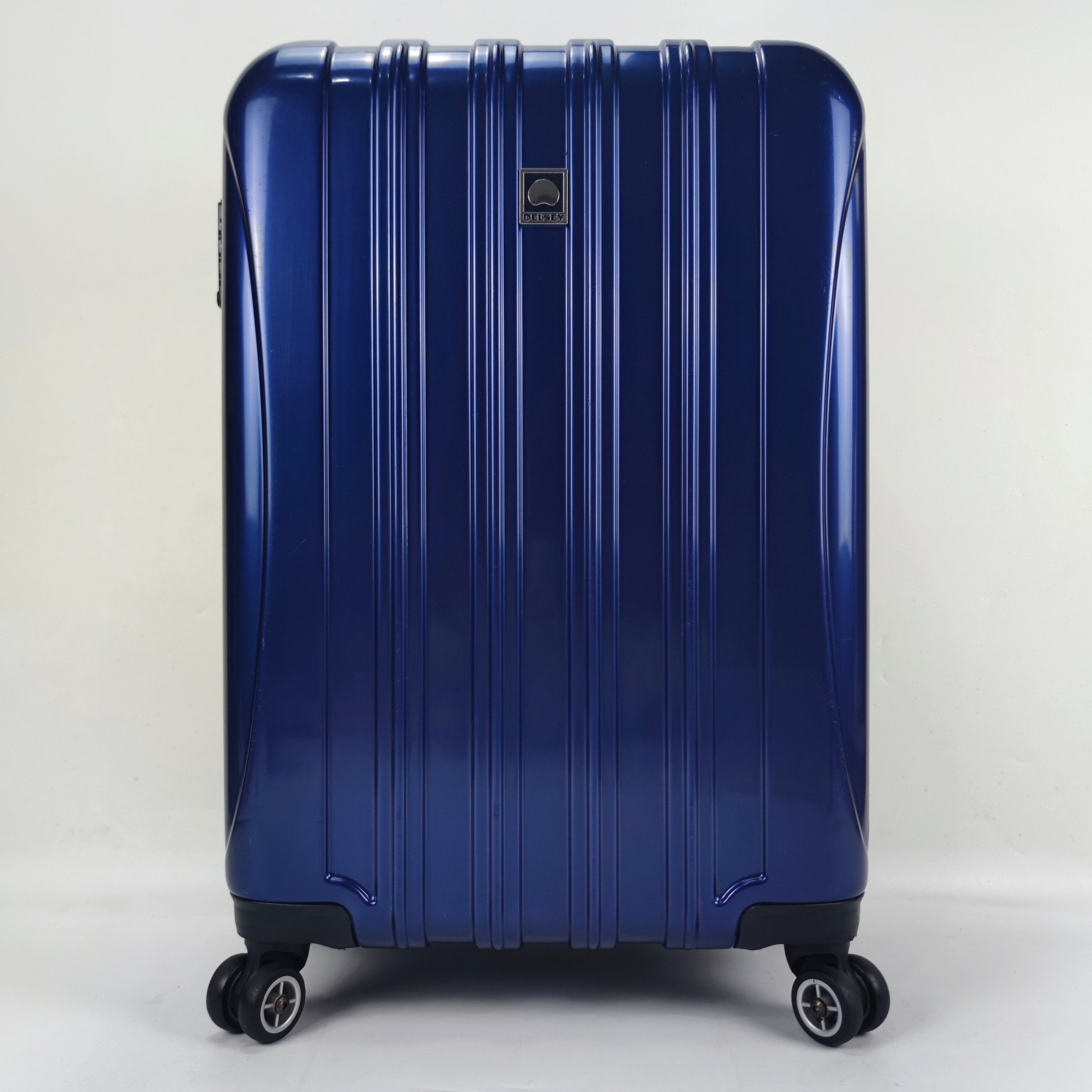 Delsey Helium Aero Hardcase Luggage 26 Inch Blue ✔️