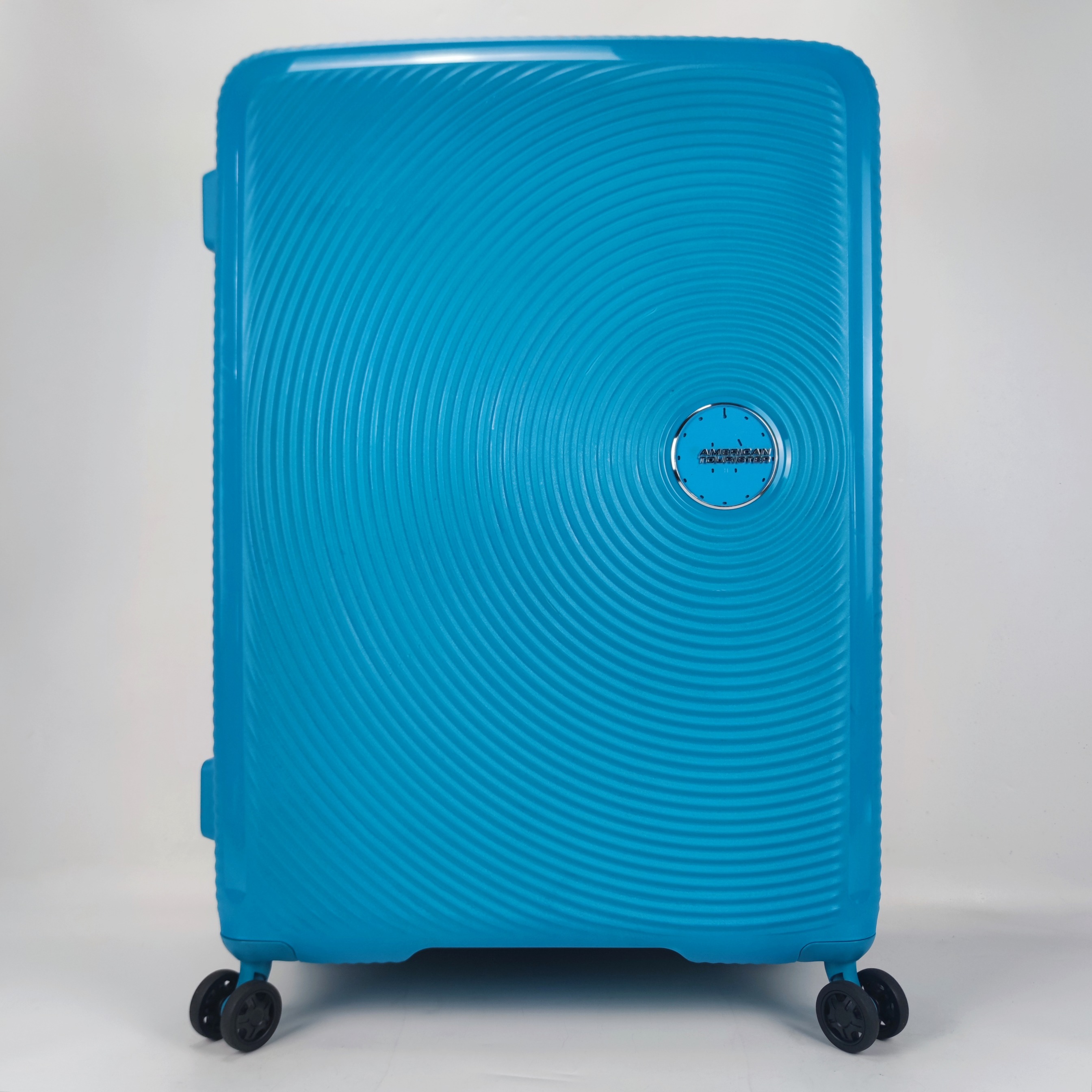 American Tourister Curio Soundbox Hardcase Luggage 30 Inch Light Blue ✔️
