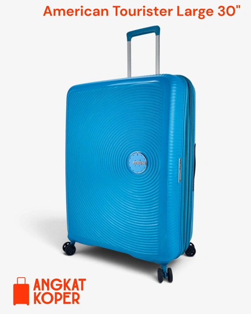 American Tourister Curio Soundbox Hardcase Luggage 30 Inch Light Blue ✔️