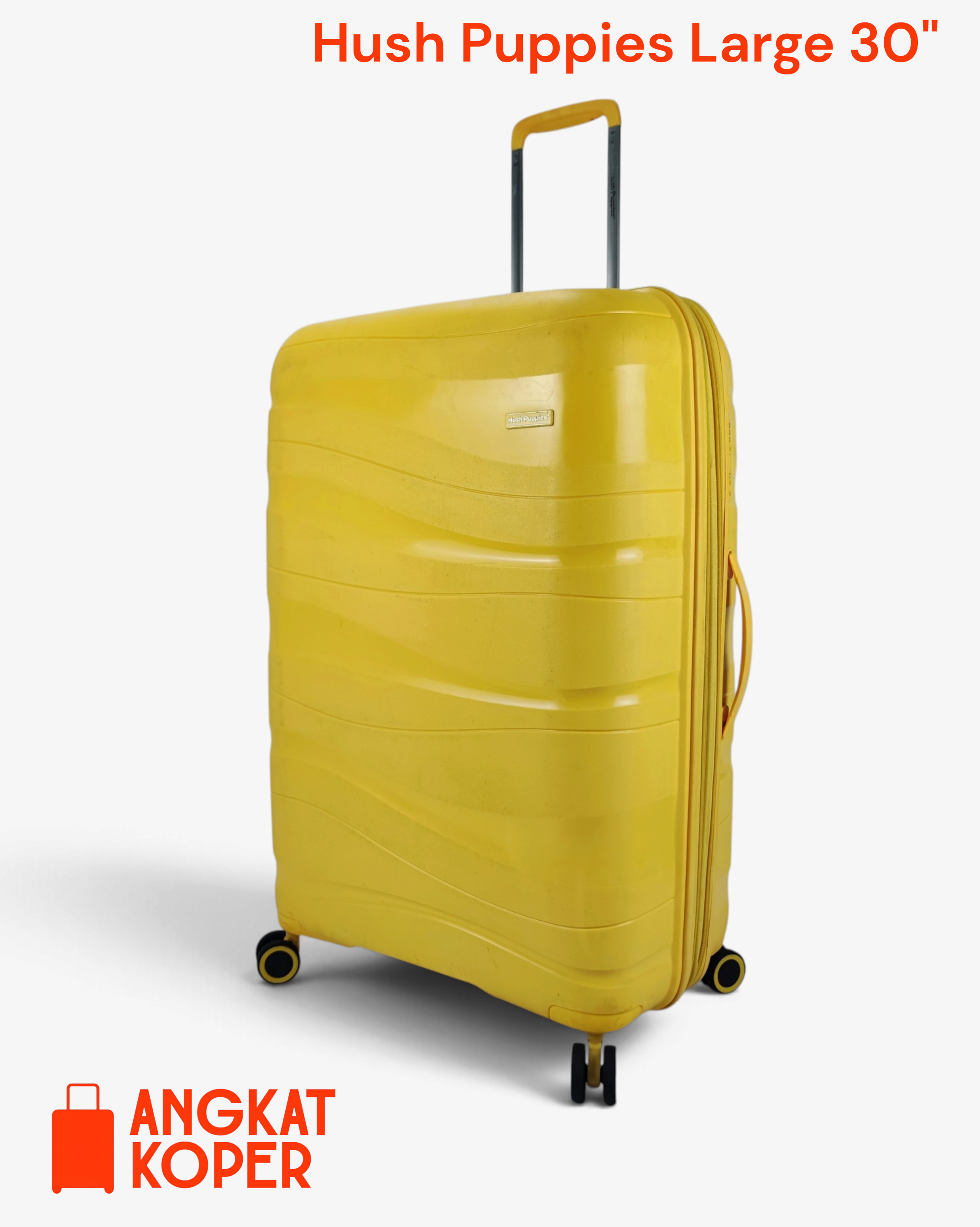 Hush Puppies 40203 Hardcase Luggage Yellow✔️