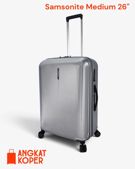 Samsonite T5 Hardcase Luggage 26 Inch Silver ✔️