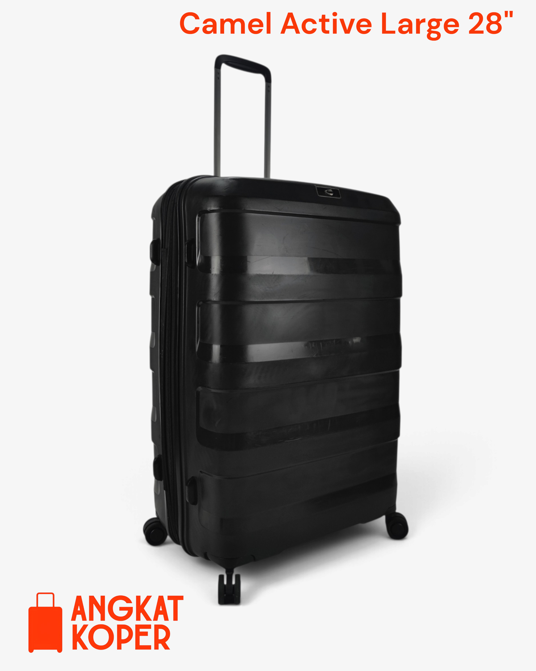 Camel Active Comet Hardcase Luggage 28 Inch Black ✔️