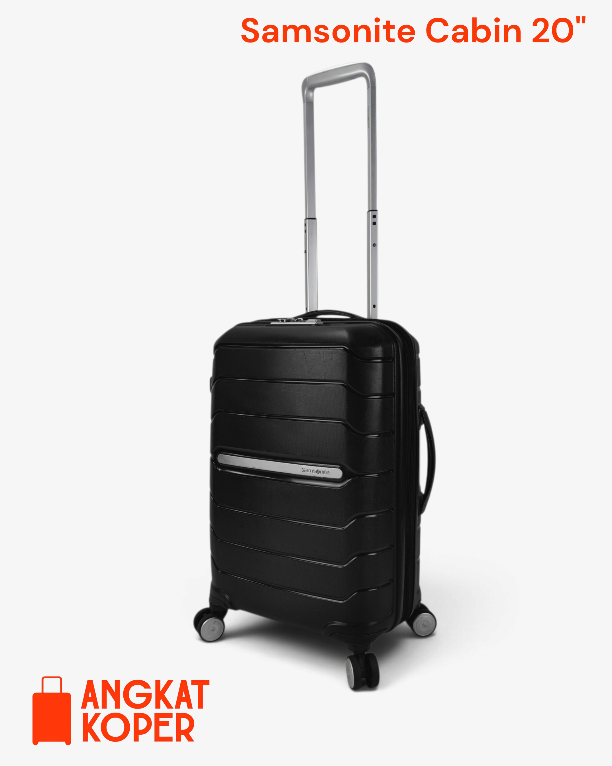 Samsonite Octolite Spinner Hardcase Luggage 20 Inch Black ✔️