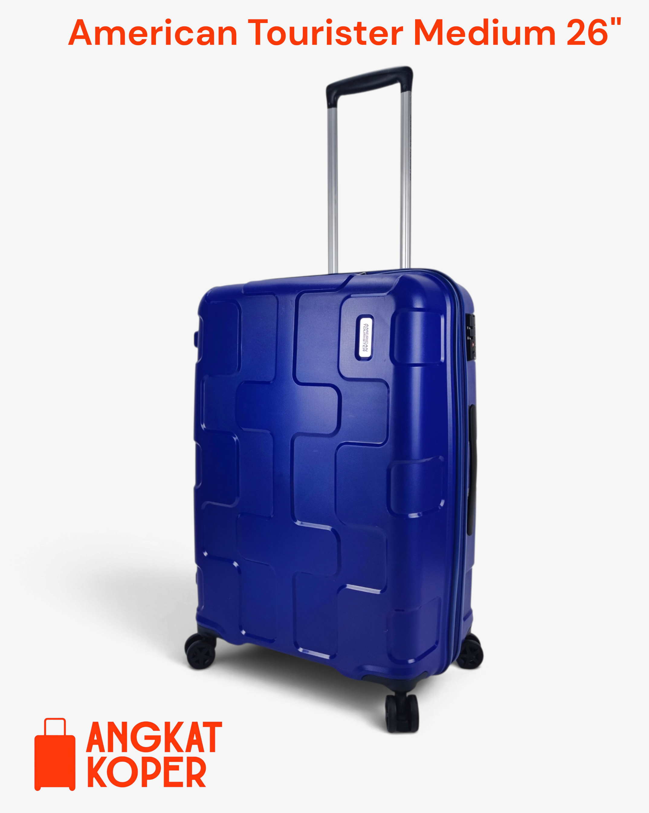 American Tourister Rumpler Hardcase 26 Inch Navy ✔️