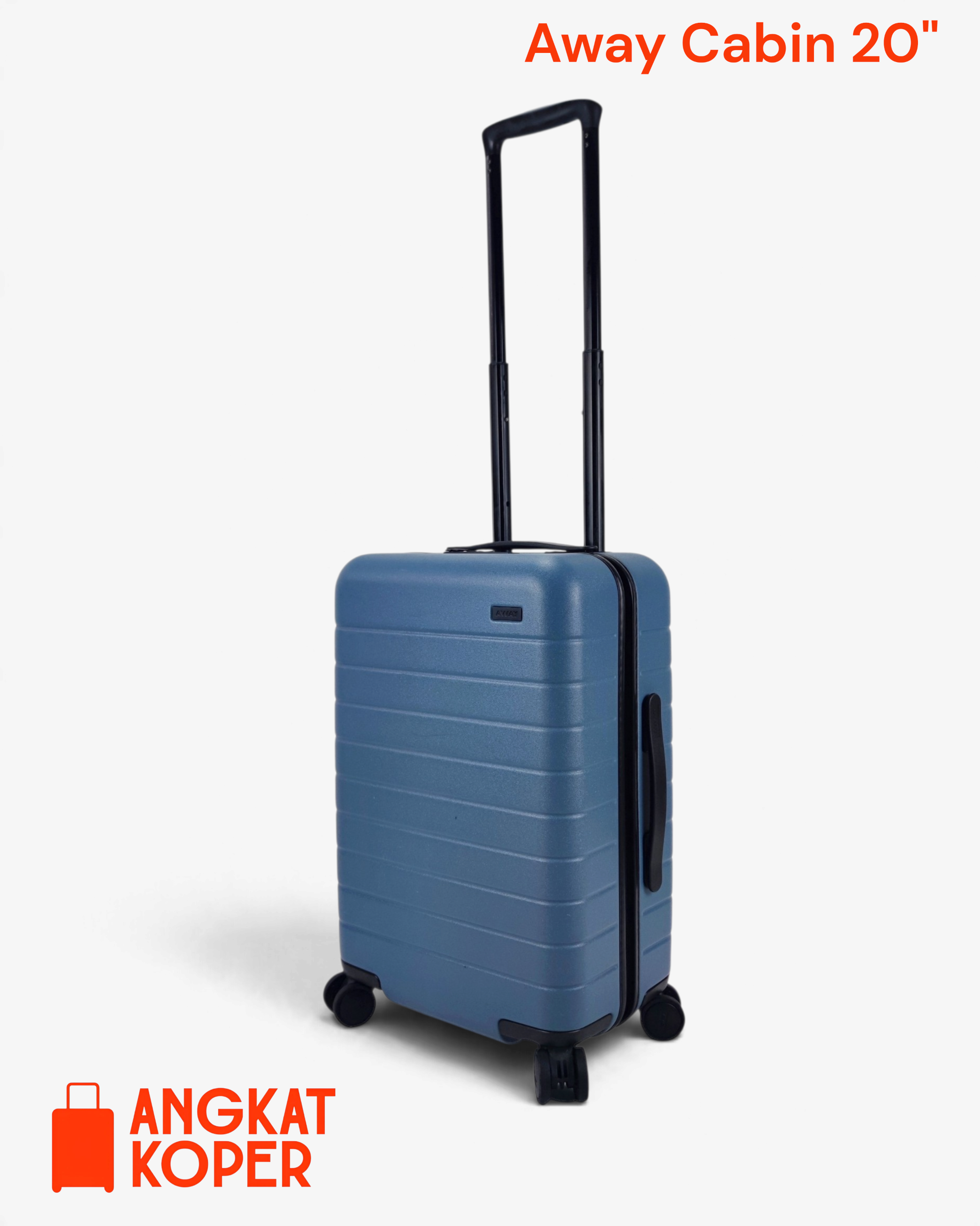 Away Carry-On Hardcase 20 Inch Blue Stone ✔️