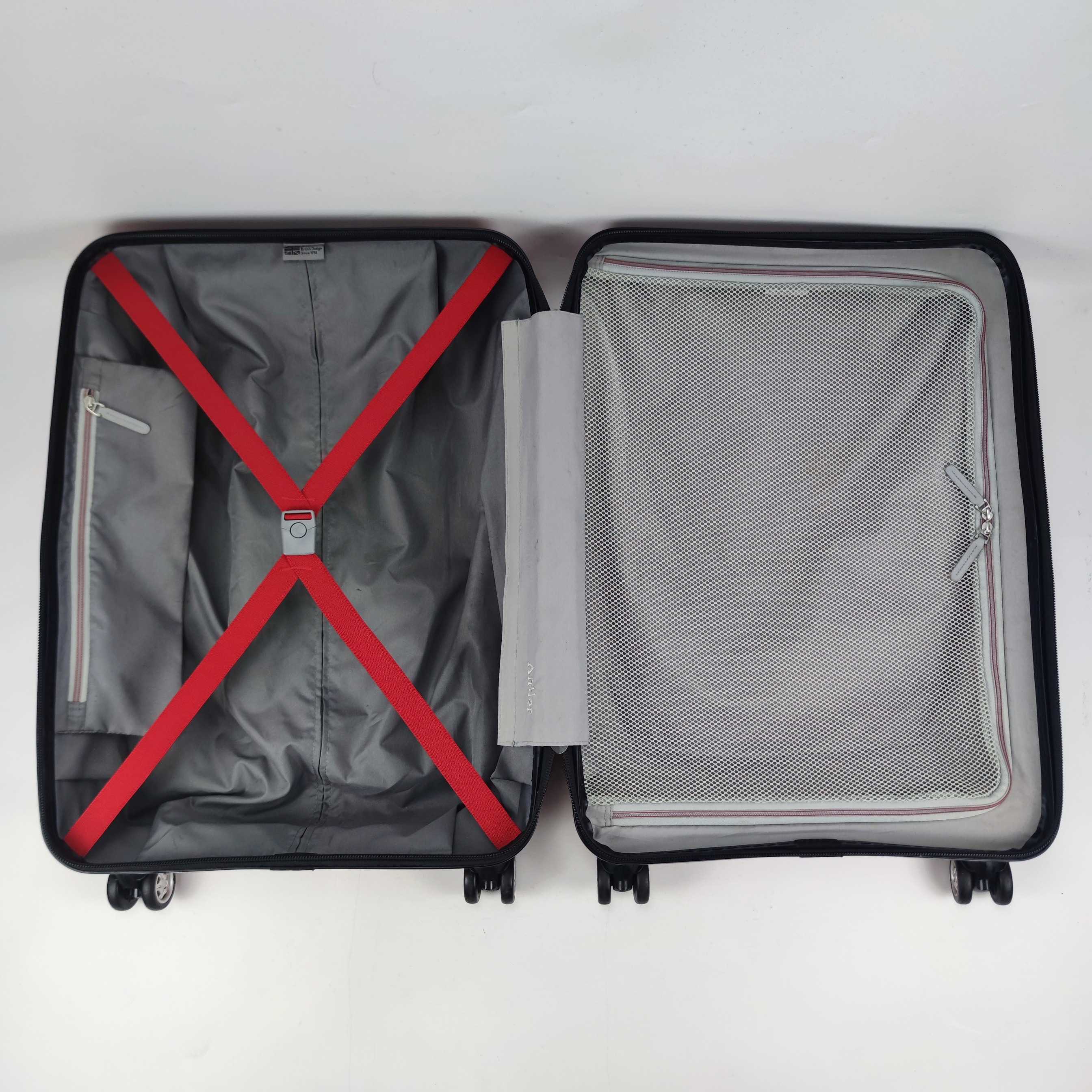 Antler Juno Hardcase Luggage 24 Inch Red ✔️