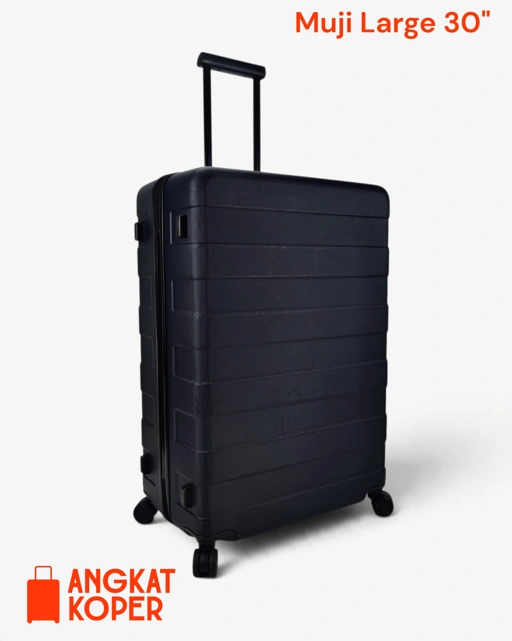 Muji Japan Spinner Hardcase Luggage 30 Inch Navy ✔️