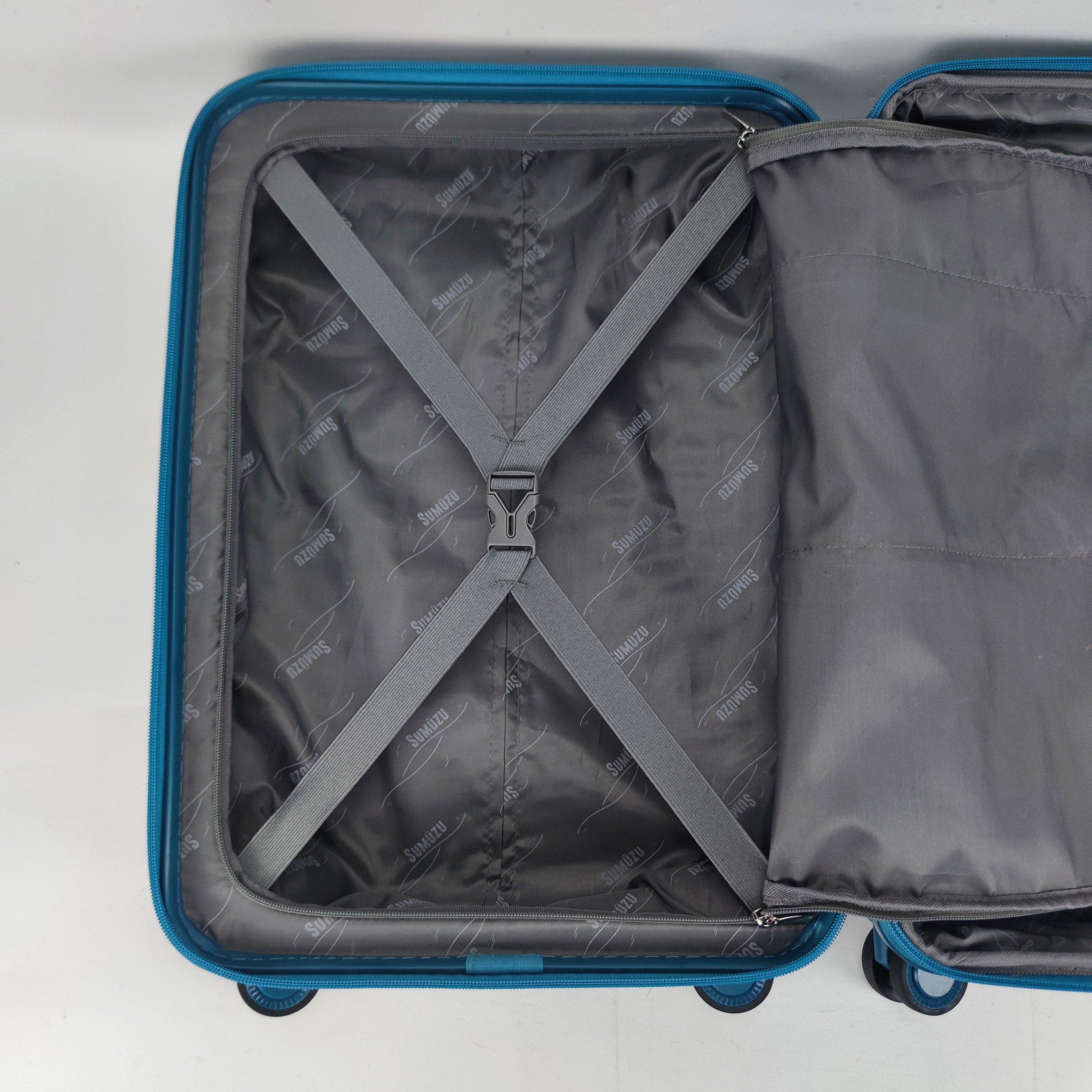 Sumuzu SMZ709 Spinner Hardcase 20 Inch Biru ✔️