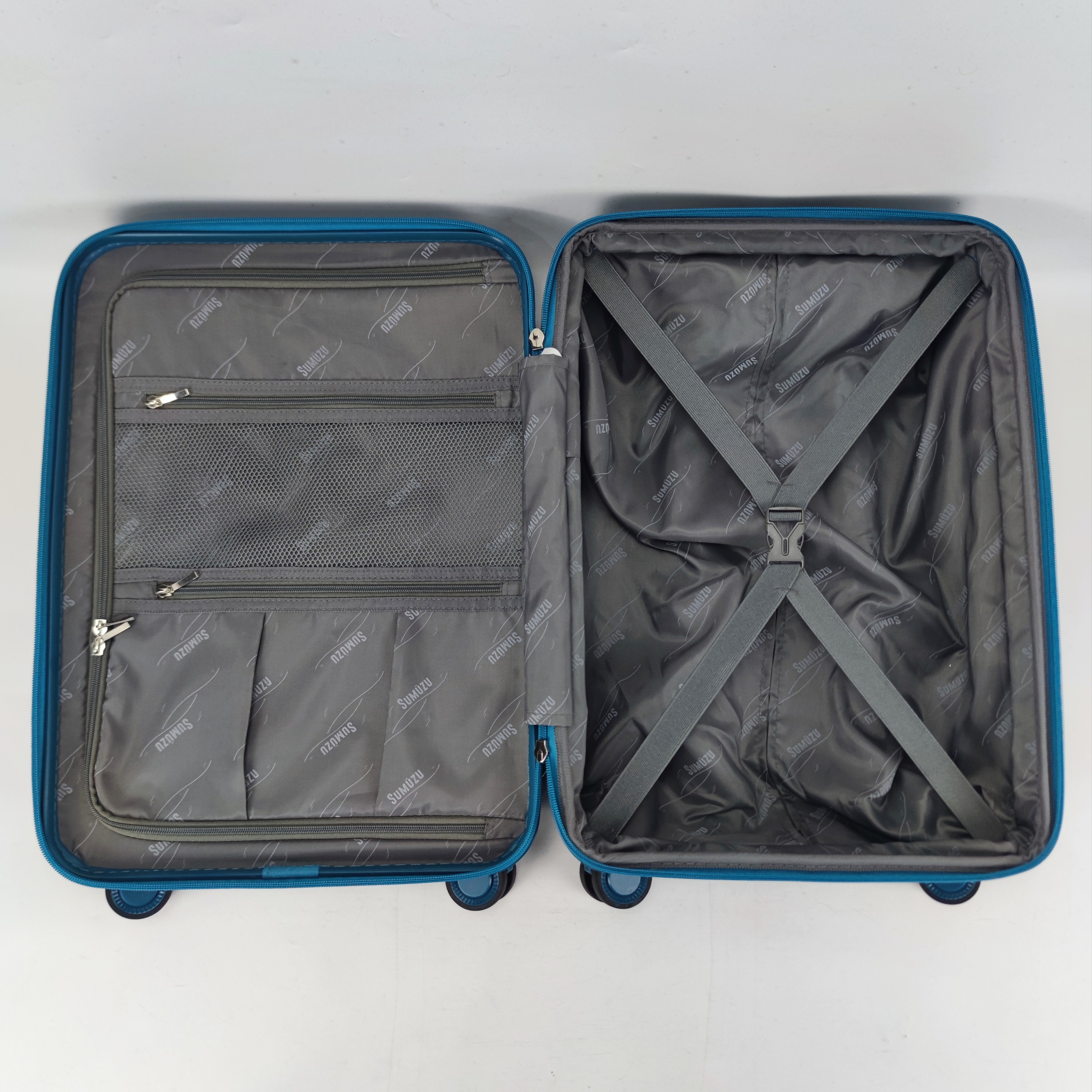 Sumuzu SMZ709 Spinner Hardcase 20 Inch Biru ✔️