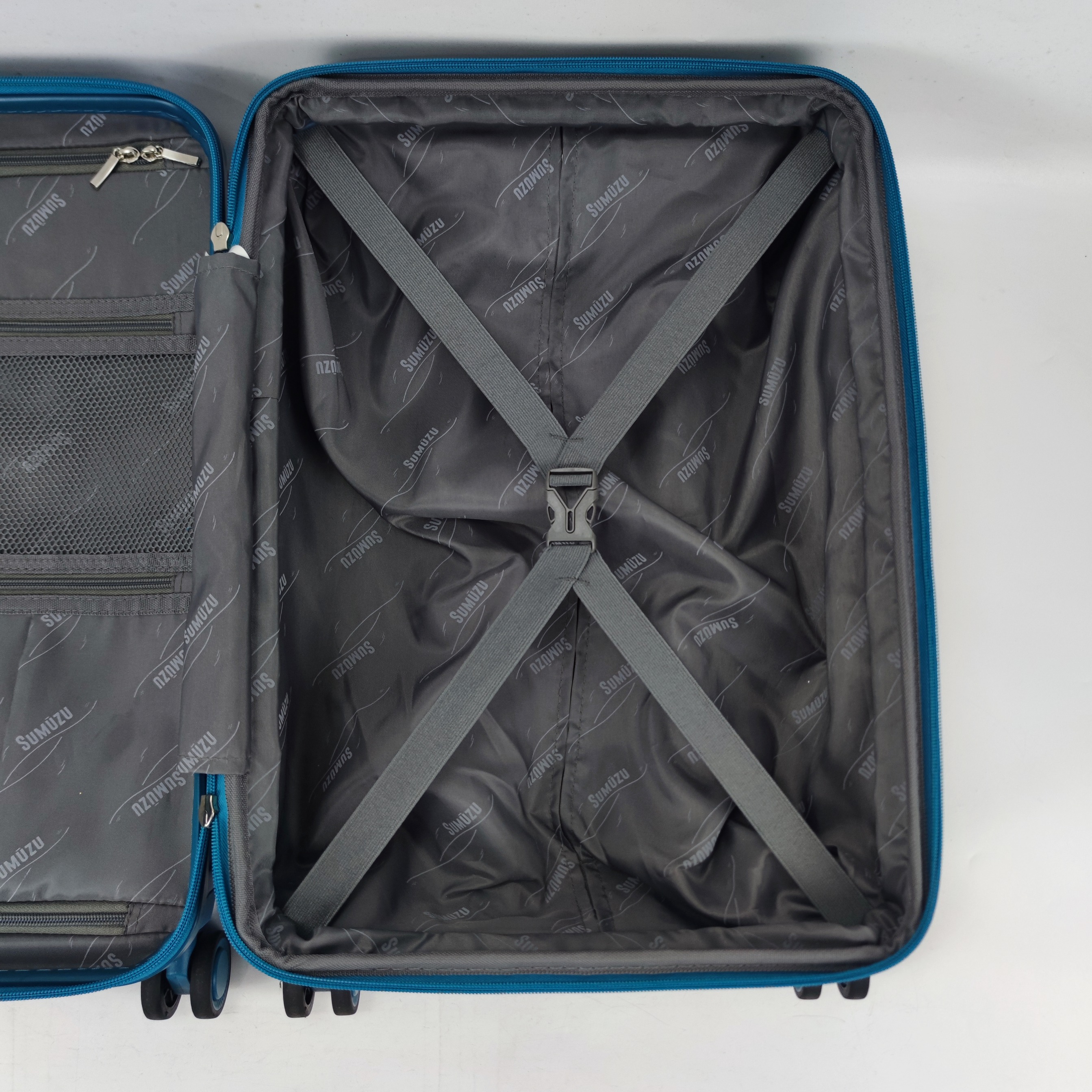 Sumuzu SMZ709 Spinner Hardcase 20 Inch Biru ✔️