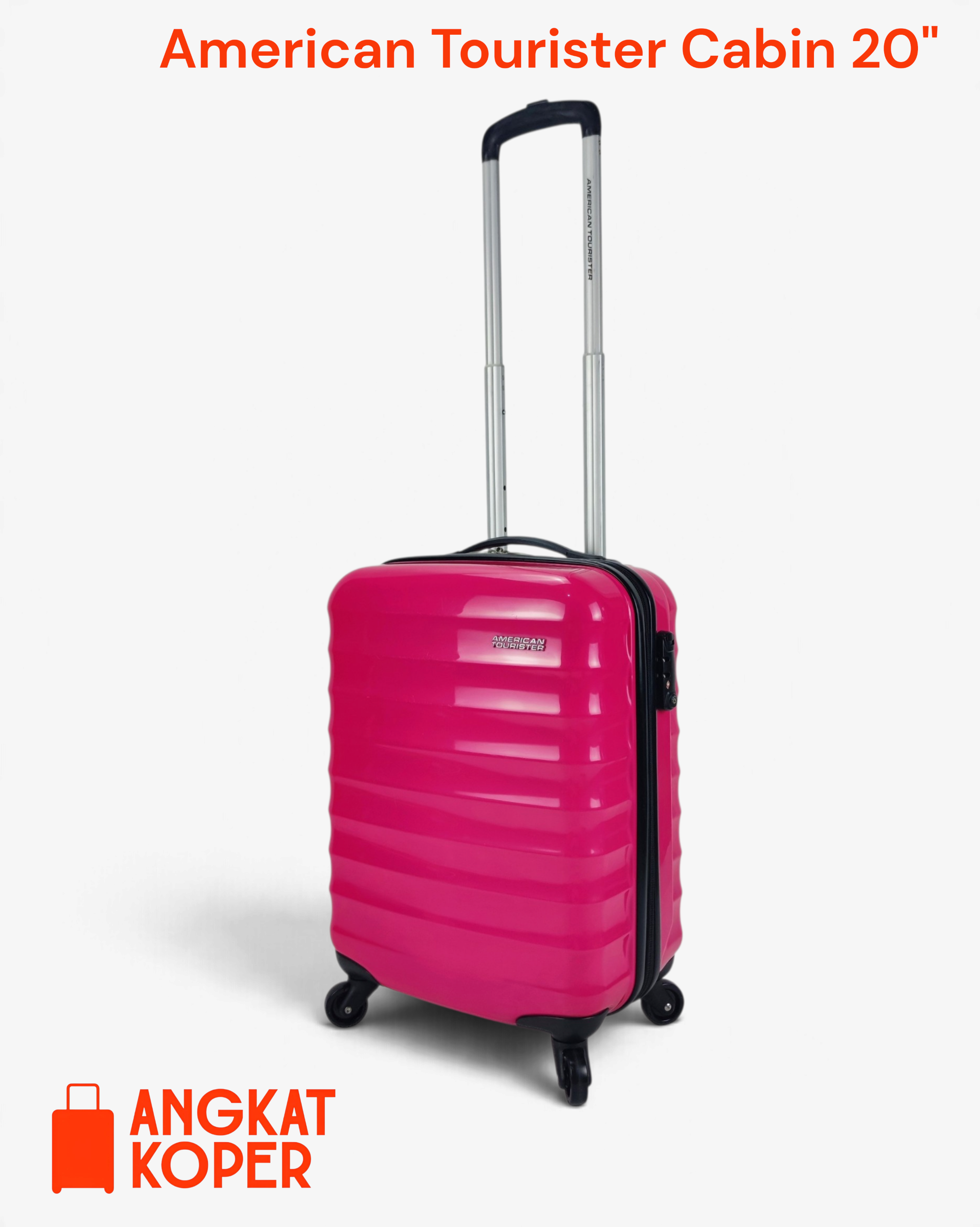 American Tourister Paralite Hardcase 20 Inch Pink ✔️