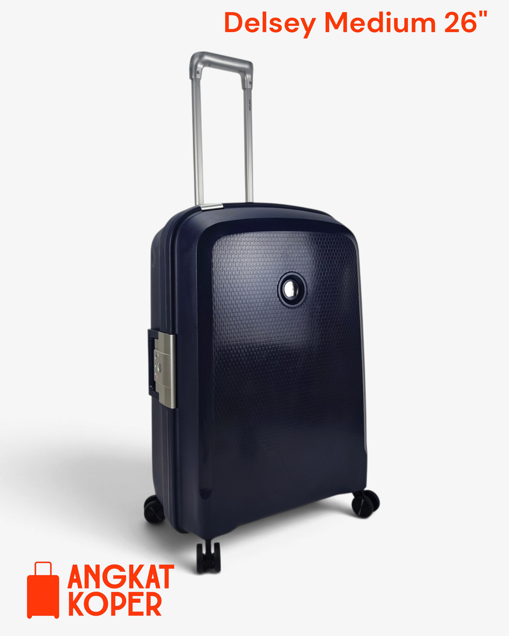 Delsey Belfort Hardcase 26 Inch Navy ✔️
