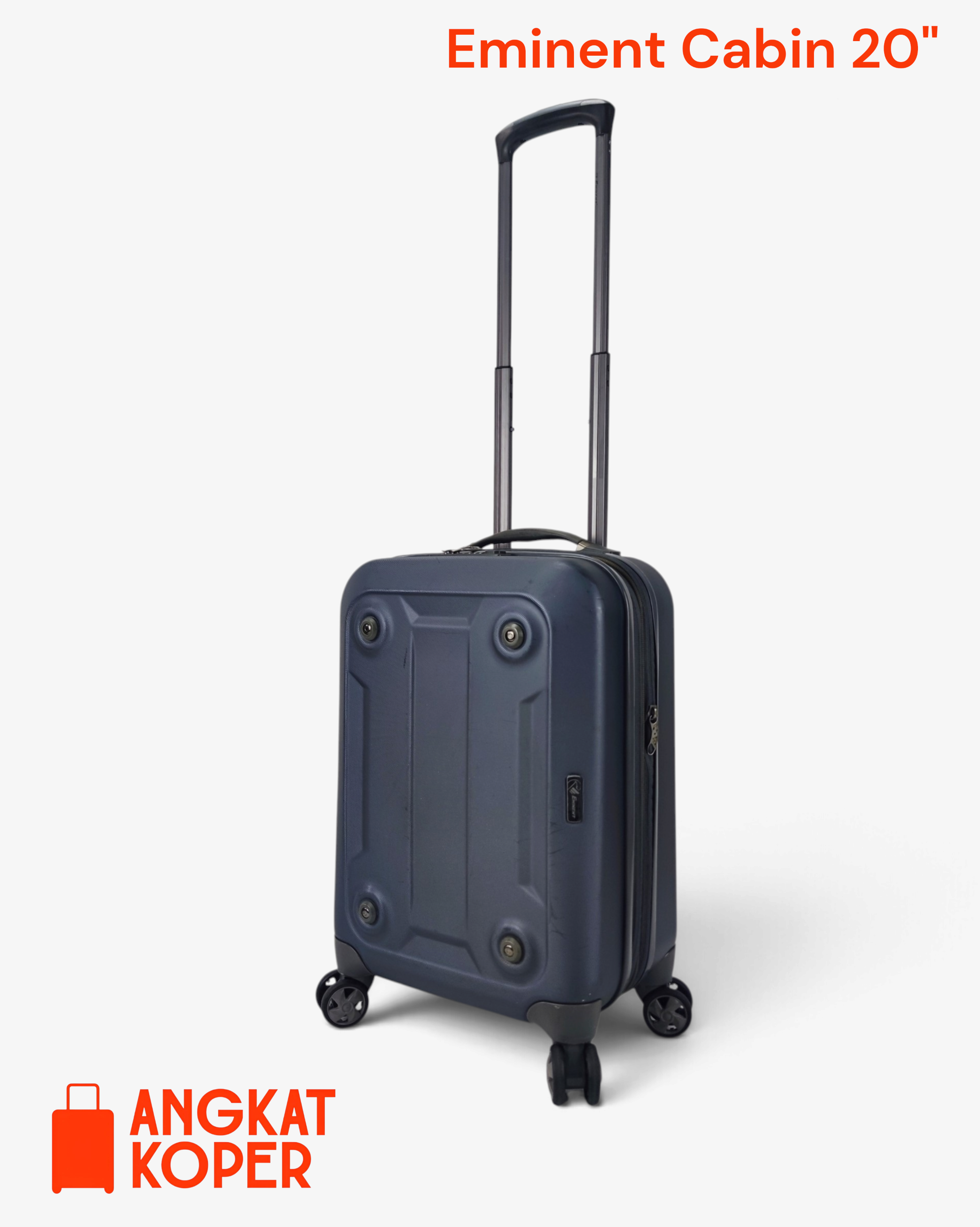 Eminent Leopard 2 Lightweight Hardcase Luggage 20 Inch Grey ✔️
