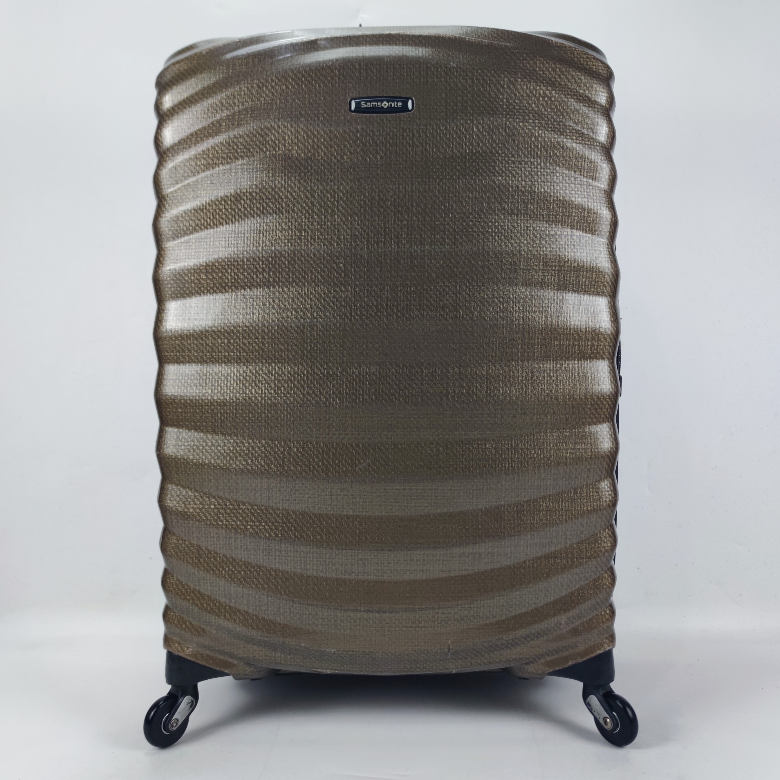 Samsonite Lite Shock Ultralight Spinner Hardcase 28 Inch Gold ✔️