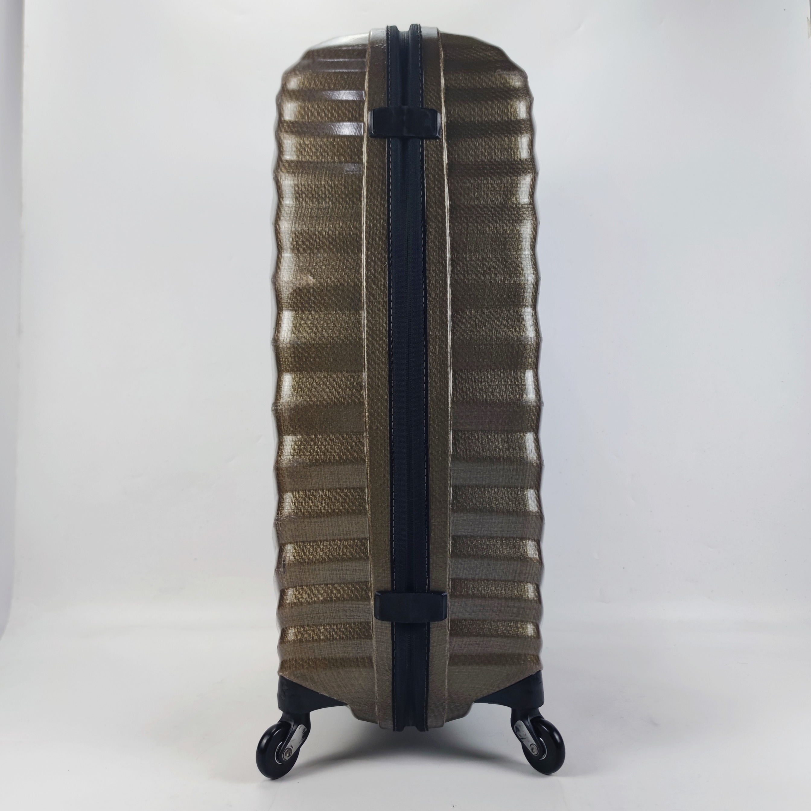 Samsonite Lite Shock Ultralight Spinner Hardcase 28 Inch Gold ✔️