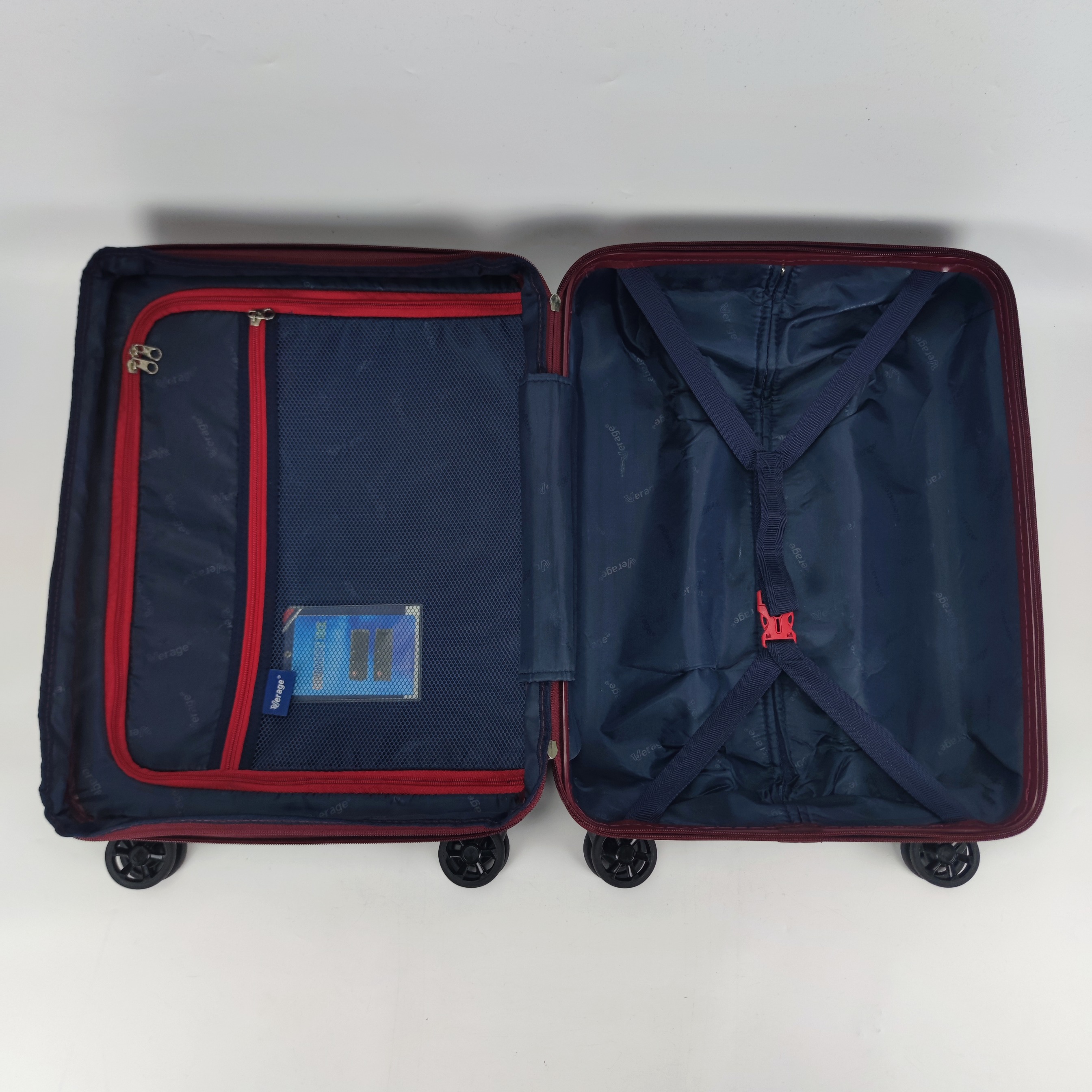 Verage London Spinner Hardcase Luggage 20 Inch Red ✔️