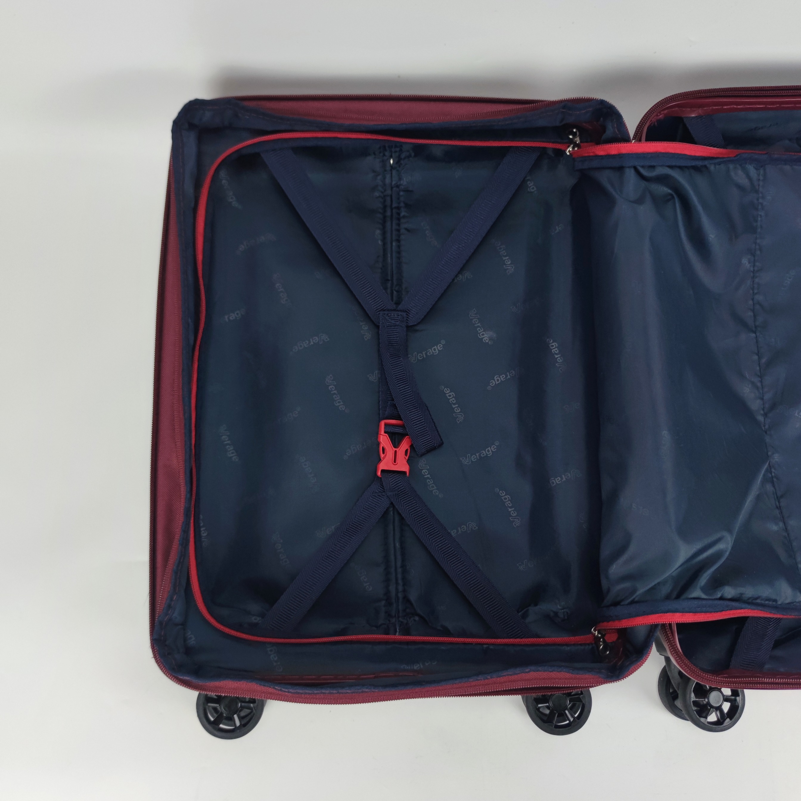 Verage London Spinner Hardcase Luggage 20 Inch Red ✔️
