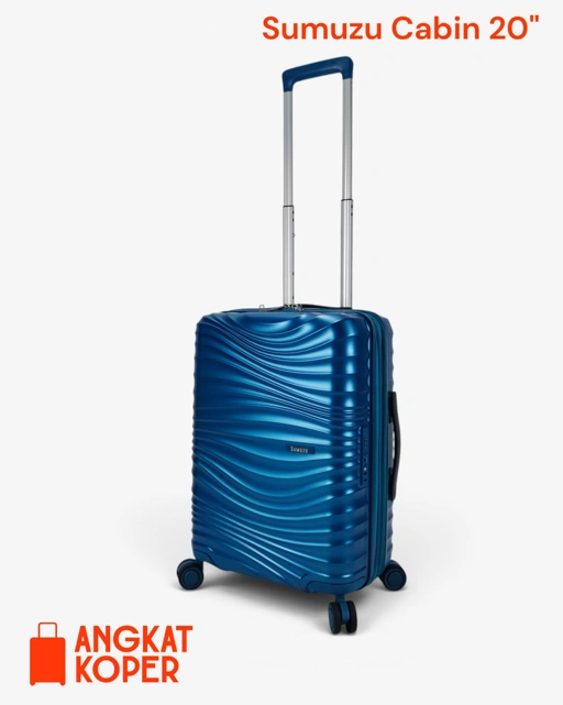 Image of Sumuzu SMZ709 Hardcase Luggage 20 Inch Blue