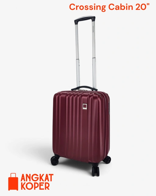 Image of Crossing Vive Spinner Hardcase Luggage  20 Inch Red