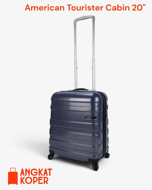 Image of American Tourister HS MV+ Hardcase Luggage 20 Inch Blue