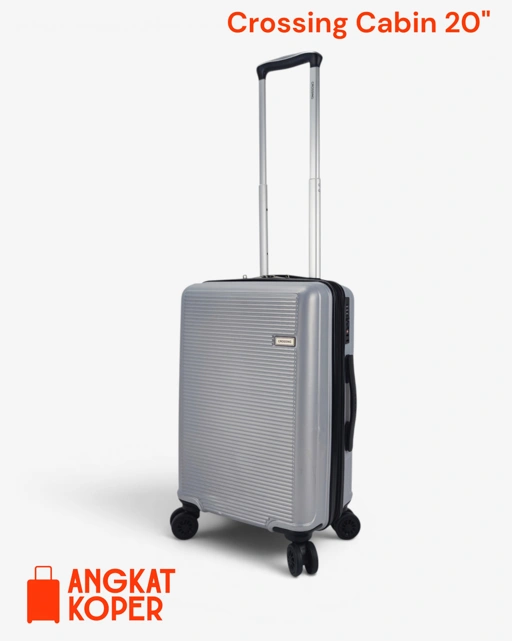Image of Crossing Glid Spinner Hardcase Luggage 20 Inch Silver