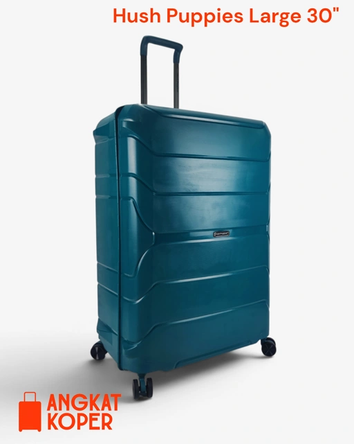 Hush Puppies Unbreakable Hardcase Luggage 30 Inch Blue