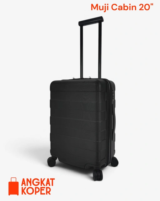 Image of Muji Japan Spinner Hardcase Luggage 20 Inch Black