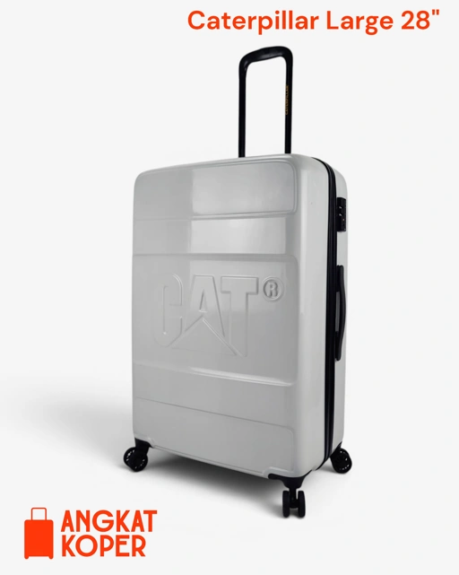 Caterpillar CATD Hardcase Luggage 28 Inch White 