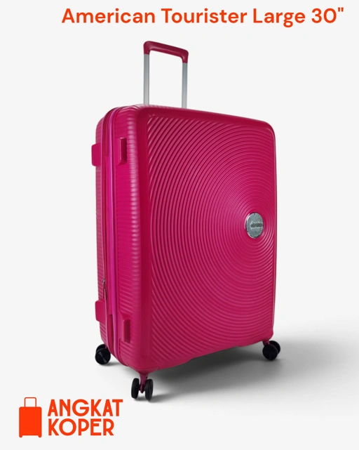 American Tourister Curio Soundbox Spinner Hardcase Luggage 30 Inch Pink 