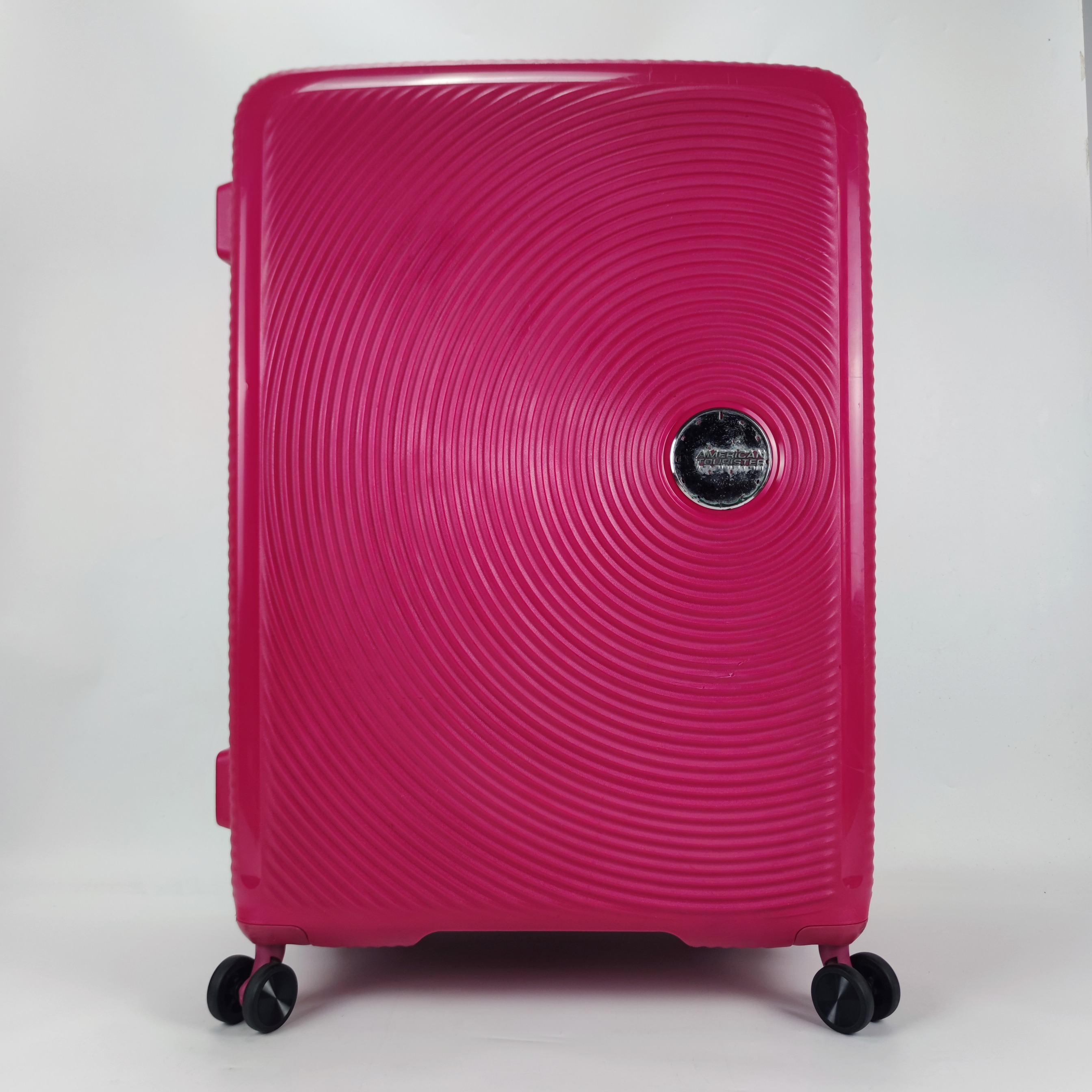 American Tourister Curio Soundbox Spinner Hardcase Luggage 30 Inch Pink 