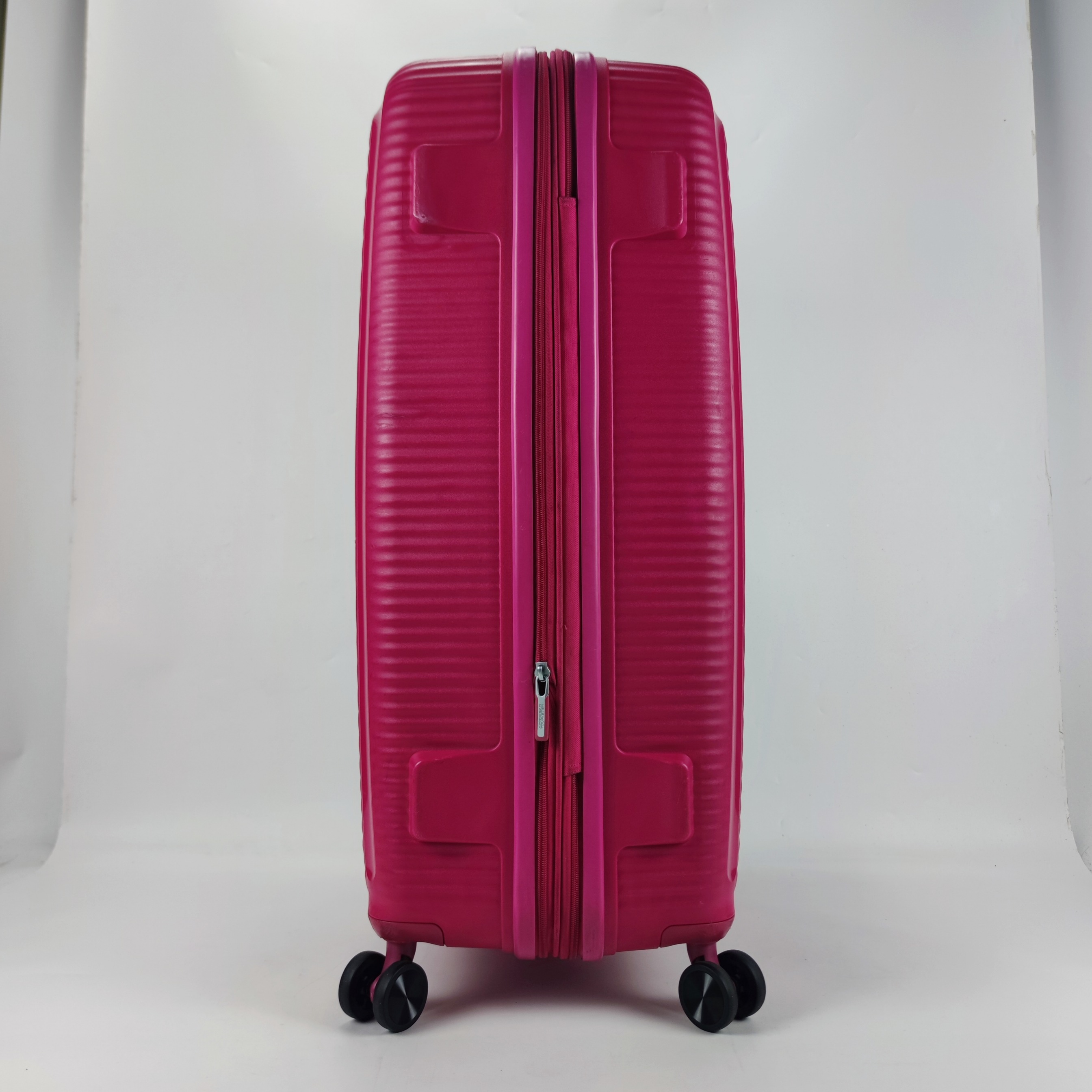 American Tourister Curio Soundbox Spinner Hardcase Luggage 30 Inch Pink 