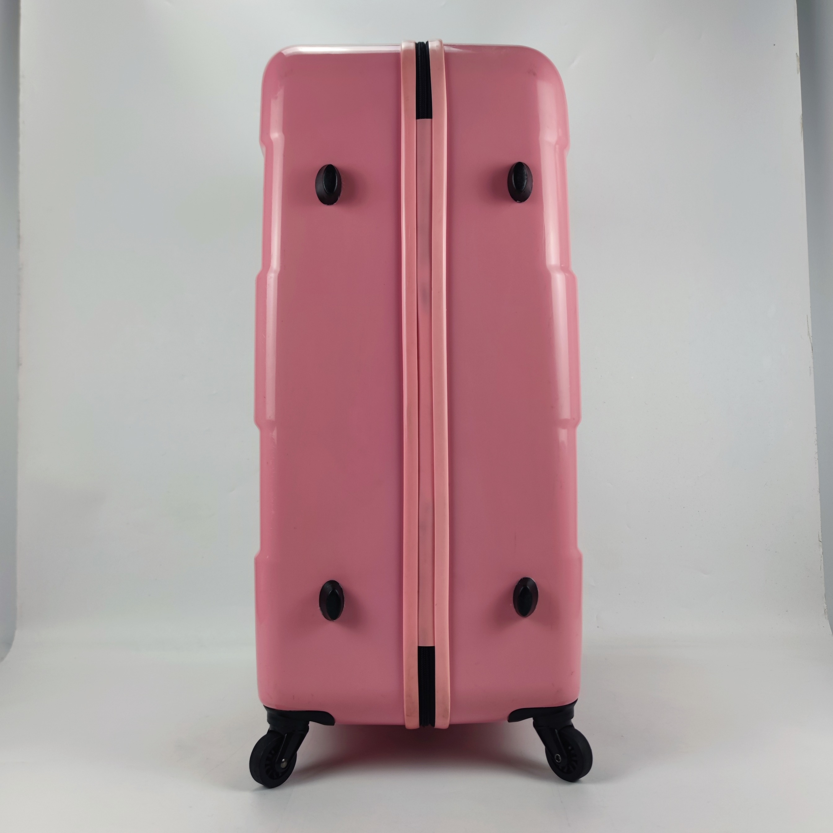 American Tourister Puzzle Cube Spinner Hardcase Luggage 28 Inch Pink