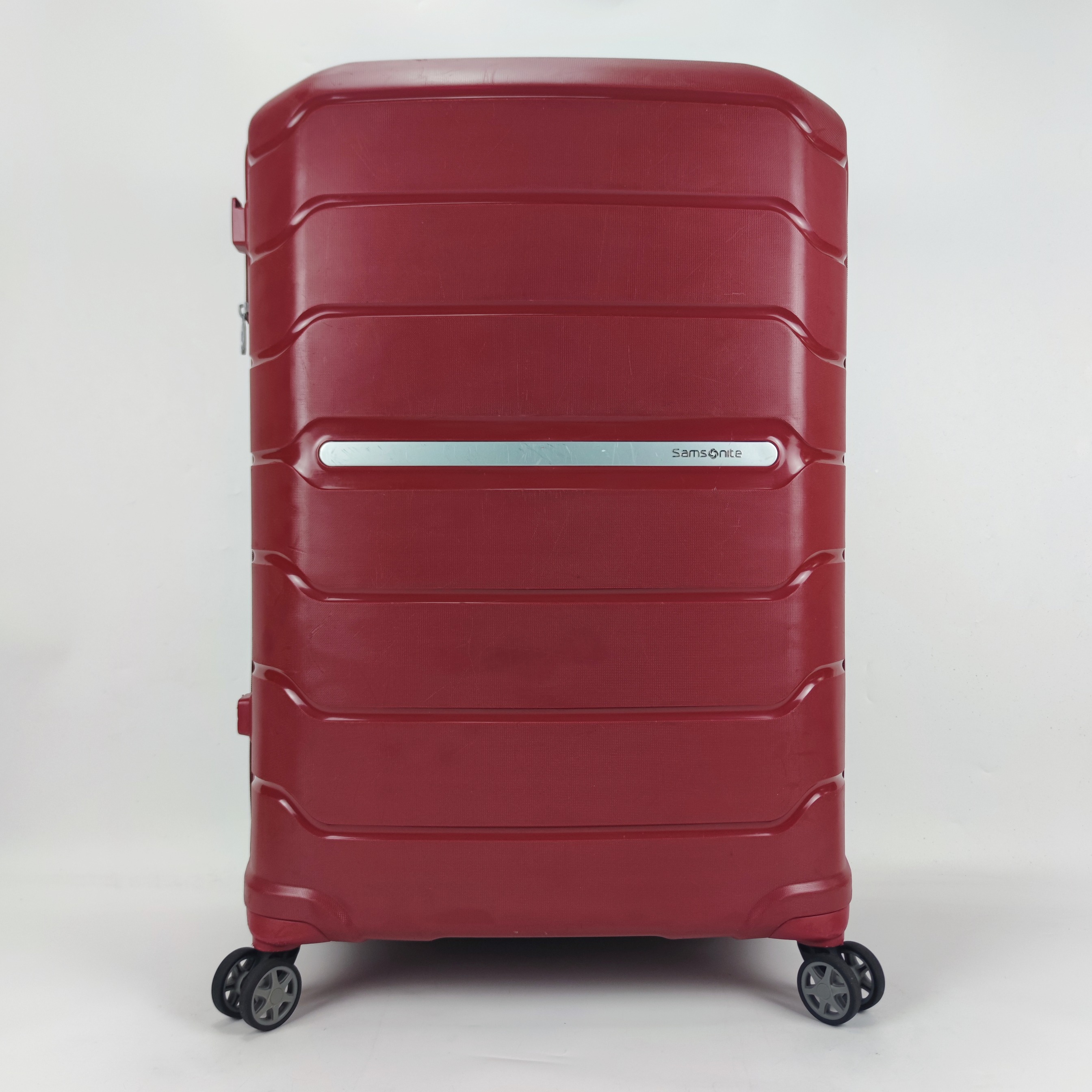 Samsonite Octolite Spinner Hardcase Luggage 28 Inch Red