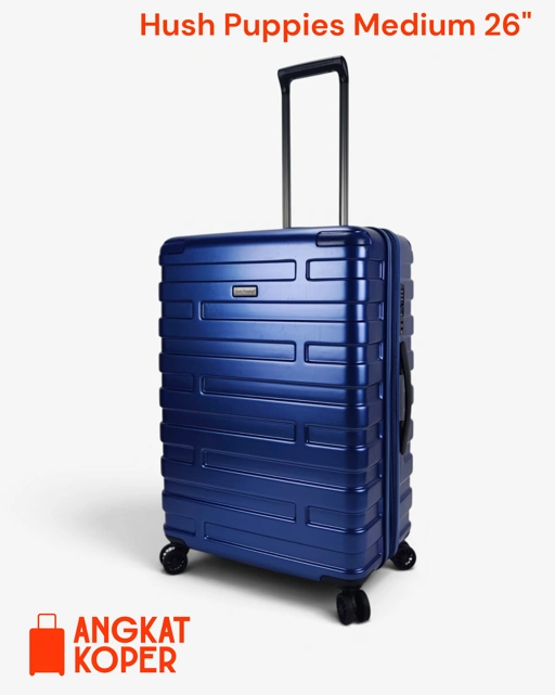 Hush Puppies 4027 Hardcase Luggage 26 Navy