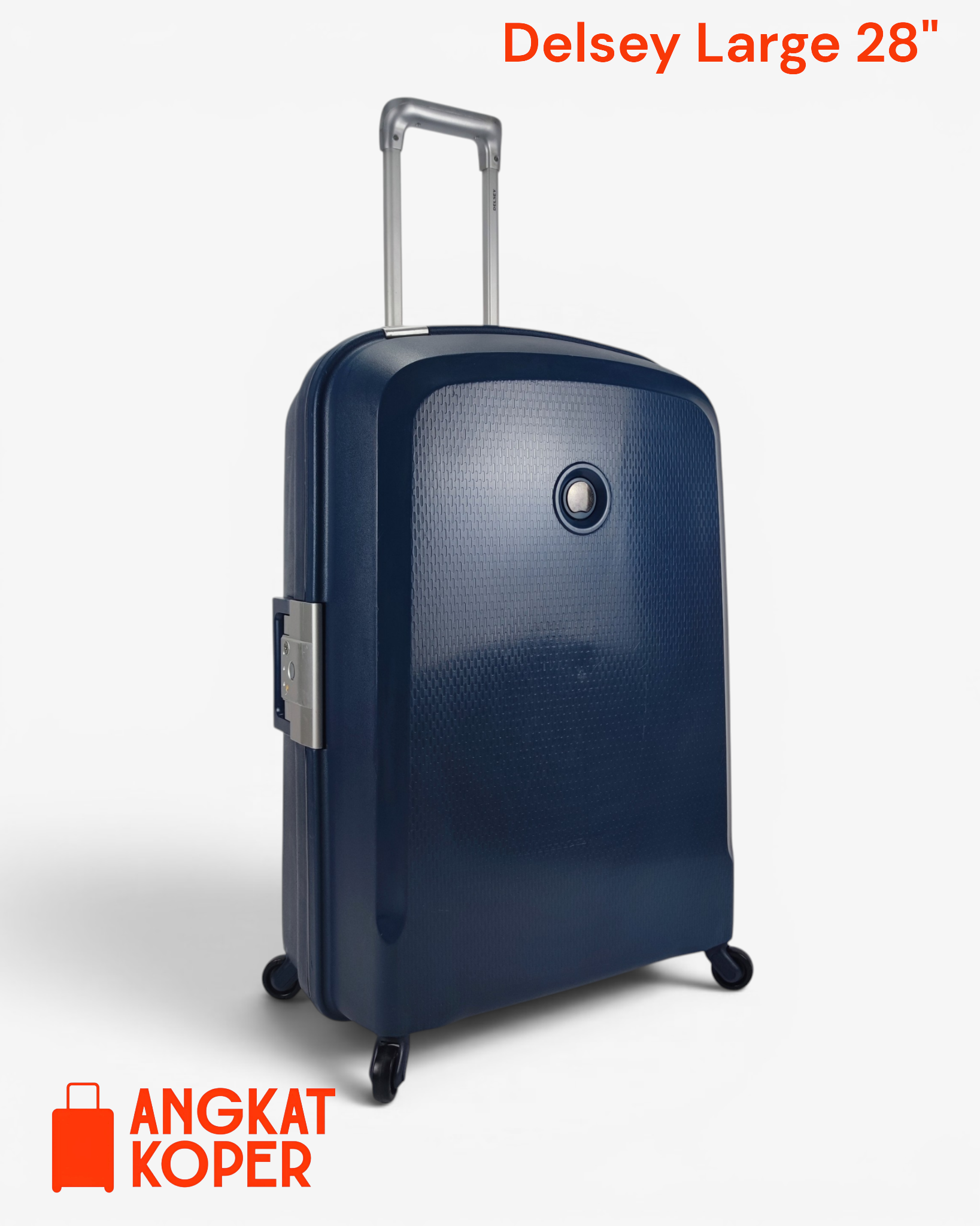 Delsey Belfort Hardcase Luggage 28 Inch Navy