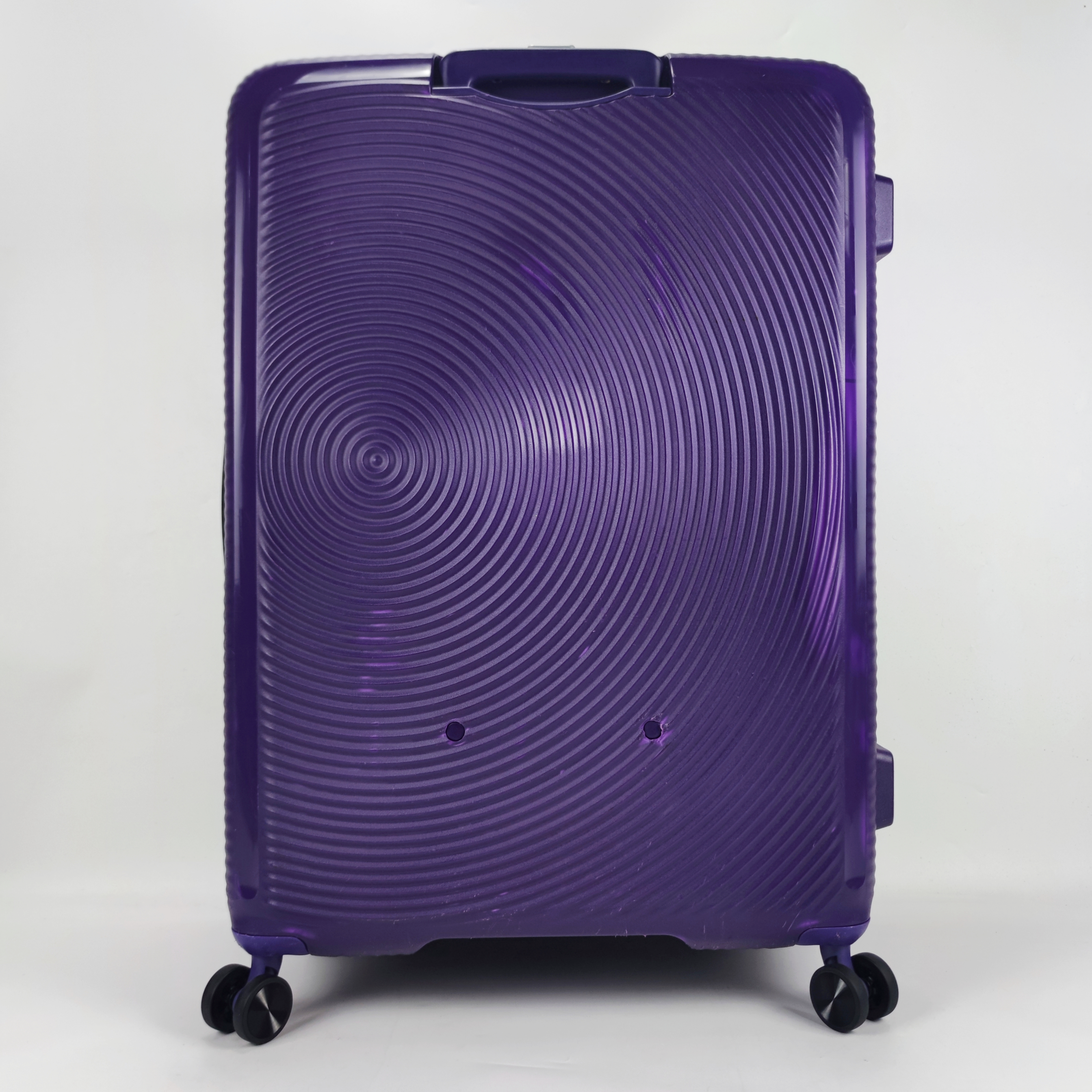American Tourister Curio Soundbox Spinner Hardcase Luggage 30 Inch Purple