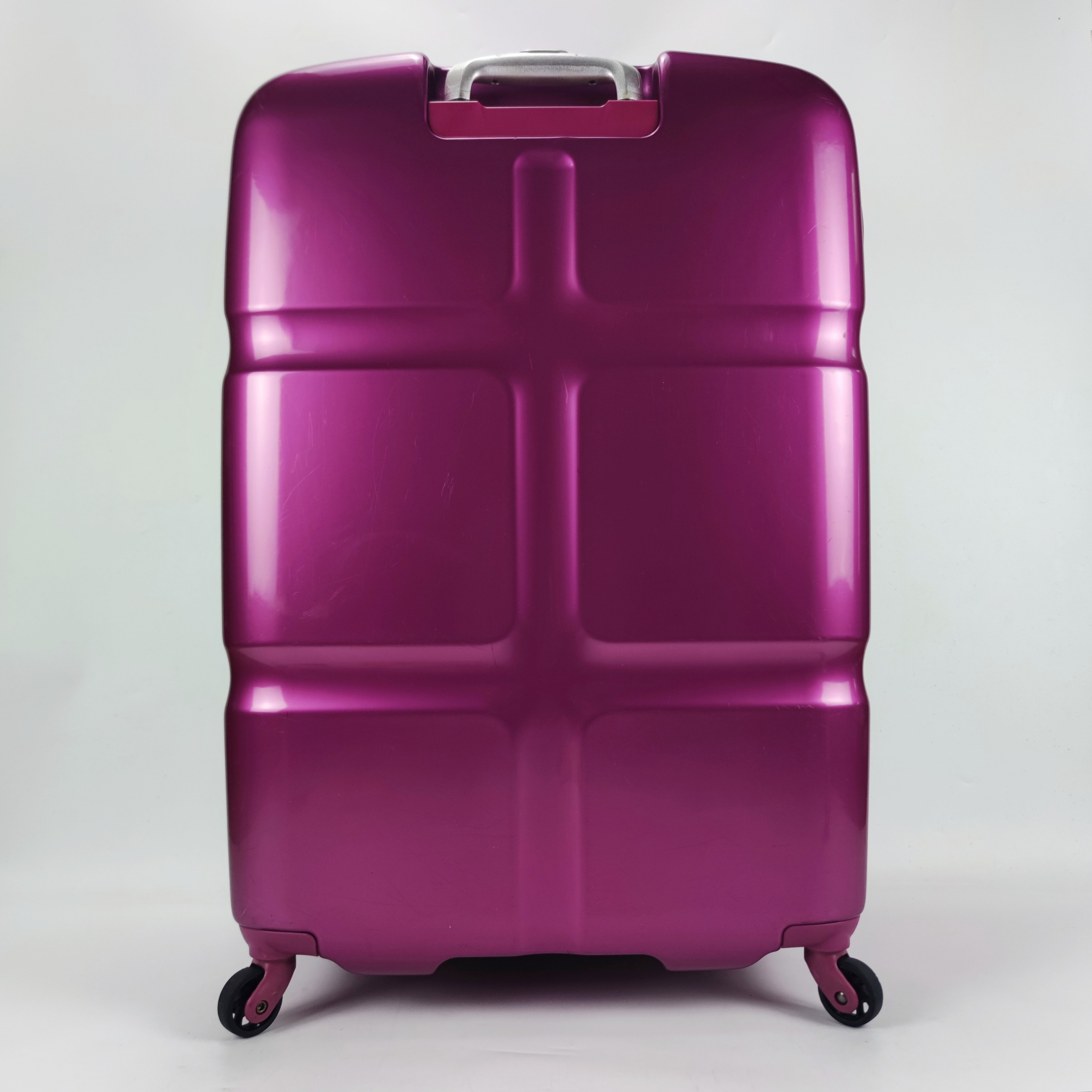 American Tourister Cube Pop Spinner Hardcase Luggage 30 Inch Pink