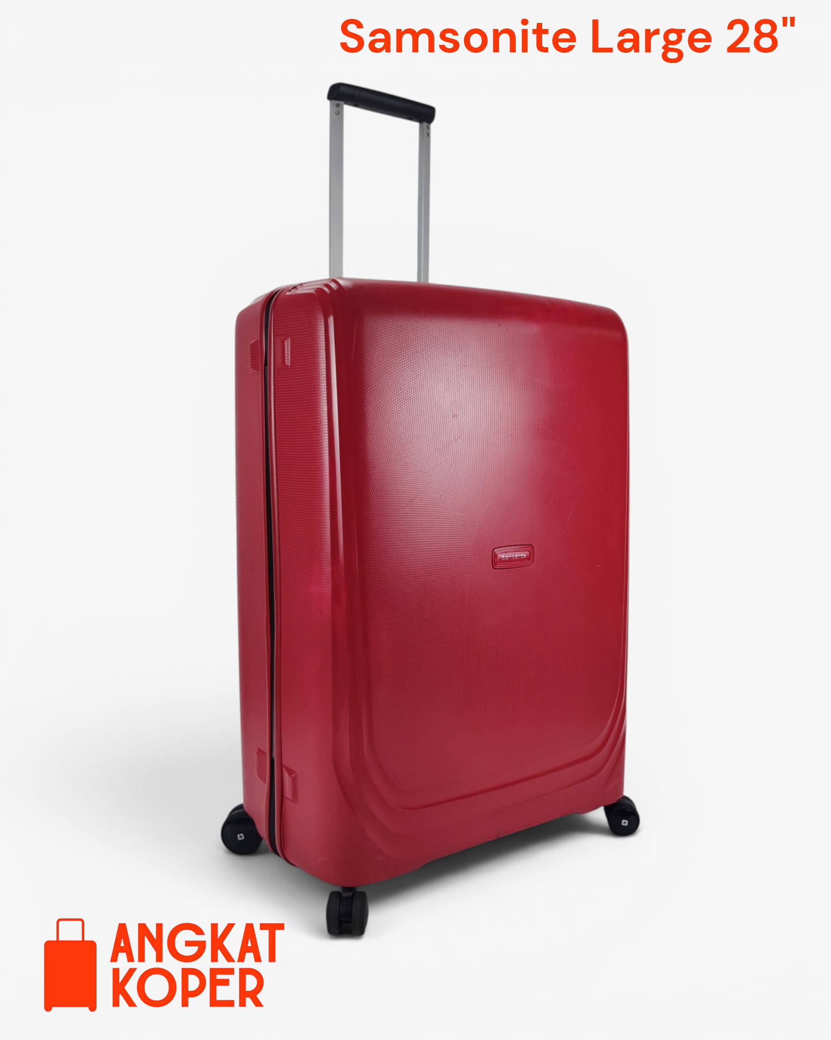 Samsonite Optic Spinner Hardcase Luggage 28 Inch Red✔️