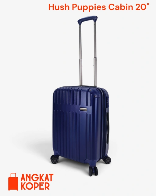 Hush Puppies 4010 Hardcase Luggage 20 Inch Blue
