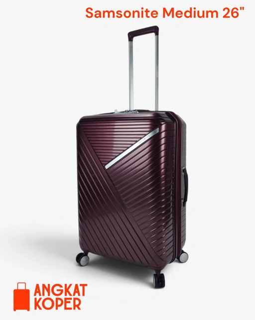 Samsonite Robez Spinner Hardcase Luggage 26 Inch Light Maroon