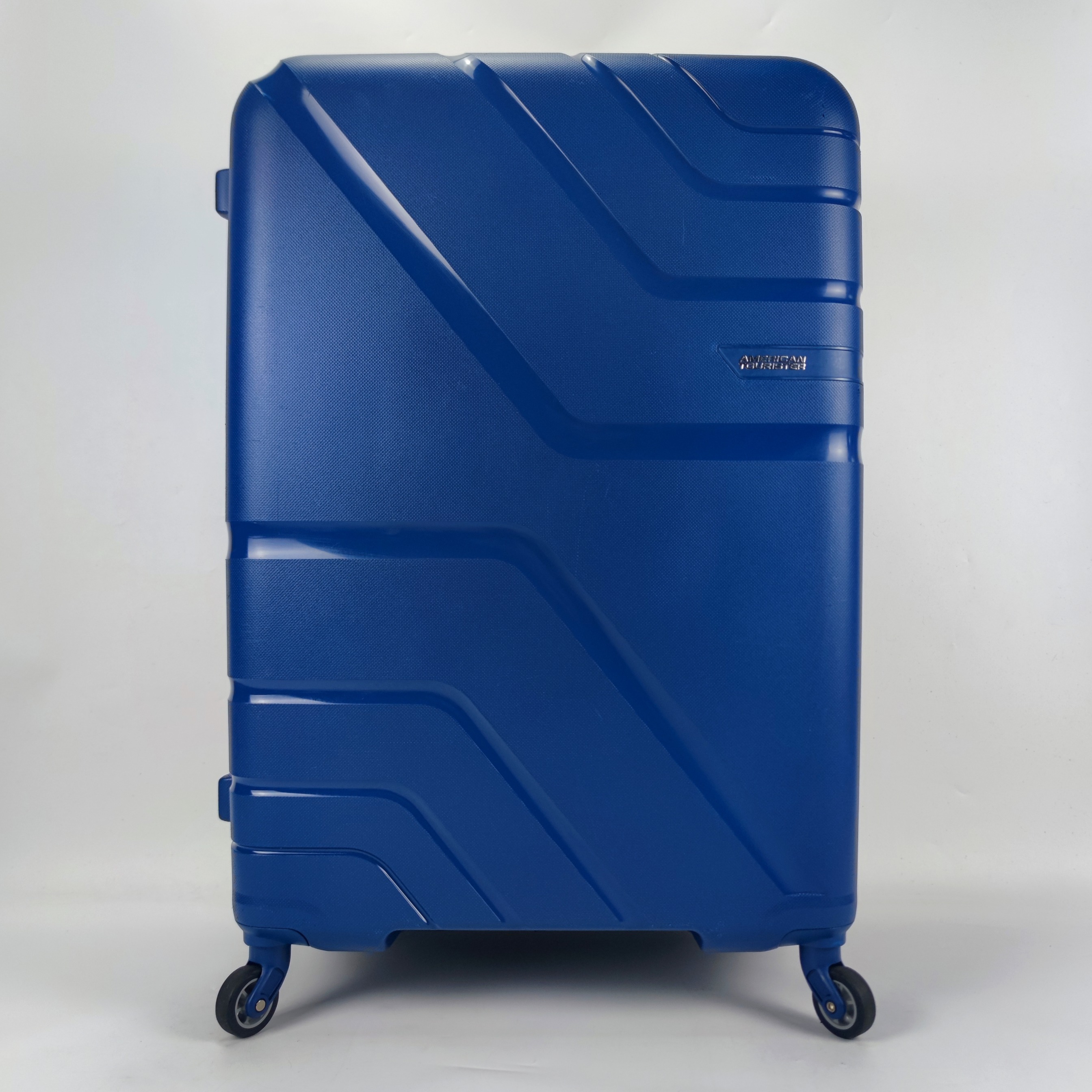 American Tourister Upland Spinner Lightweight Hardcase Luggage 28 Inch Blue✔️