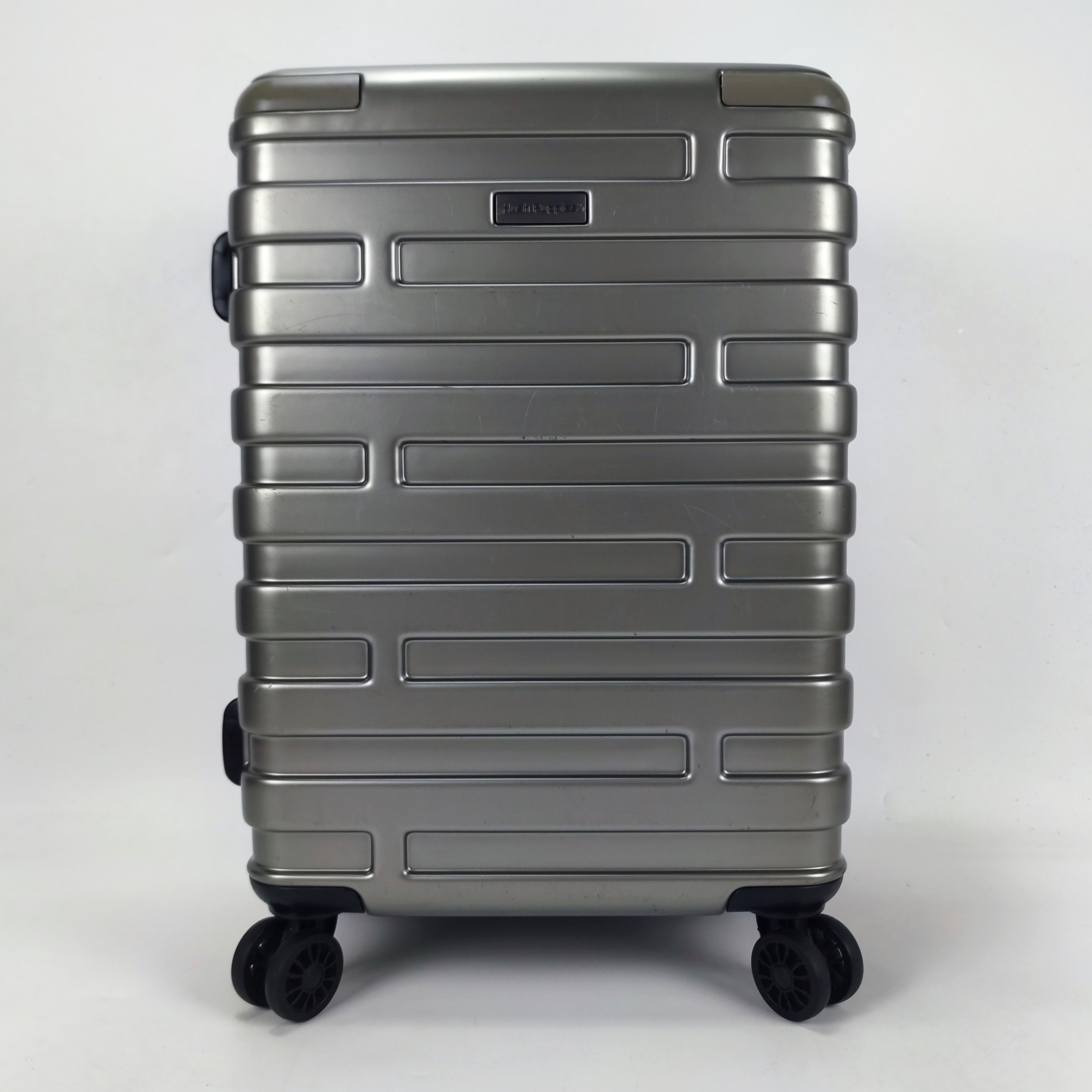 Hush Puppies 4027 Hardcase Luggage 20 Inch Grey