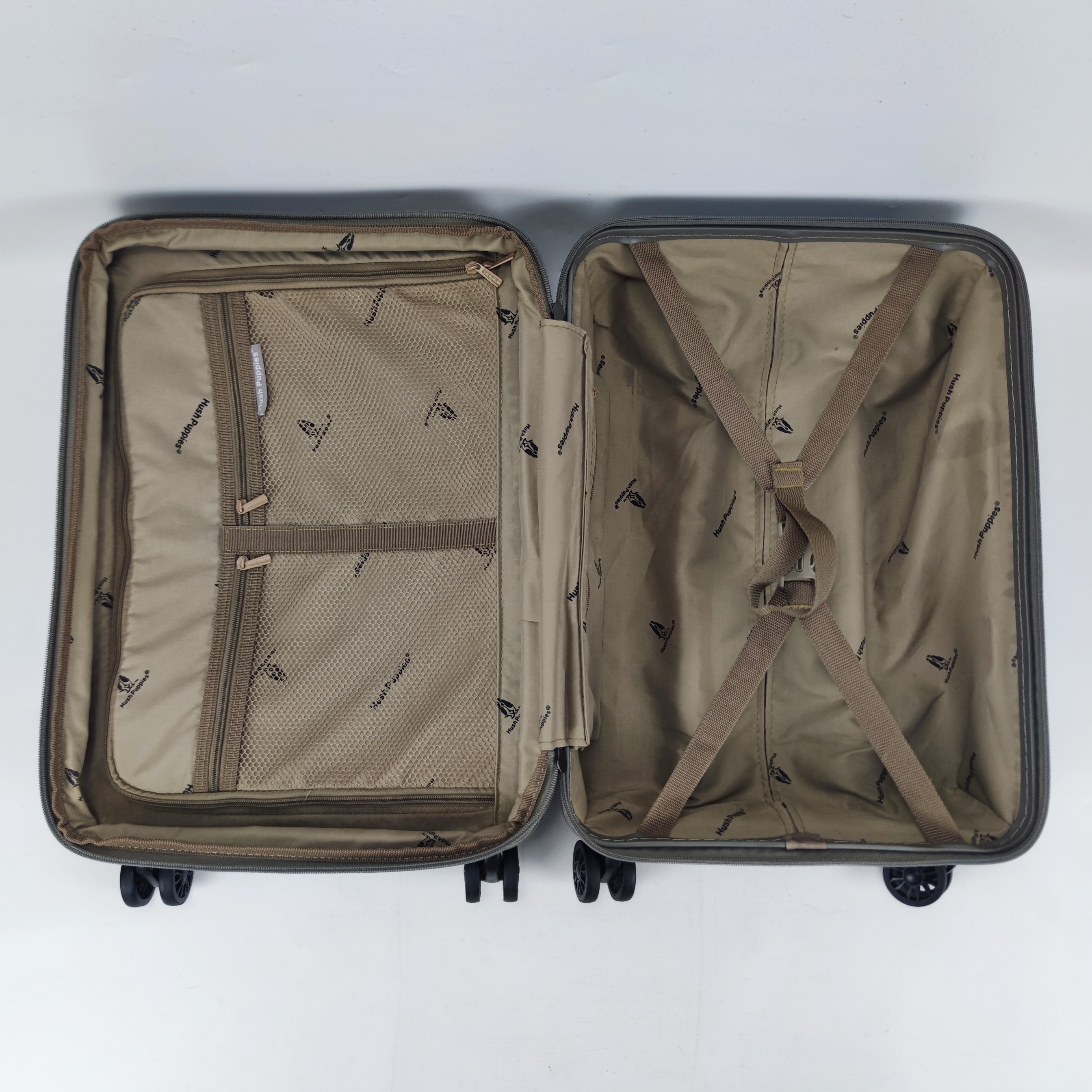 Hush Puppies 4027 Hardcase Luggage 20 Inch Grey