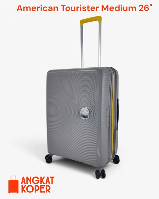 American Tourister Curio Soundbox Spinner Hardcase Luggage 26 Inch Grey