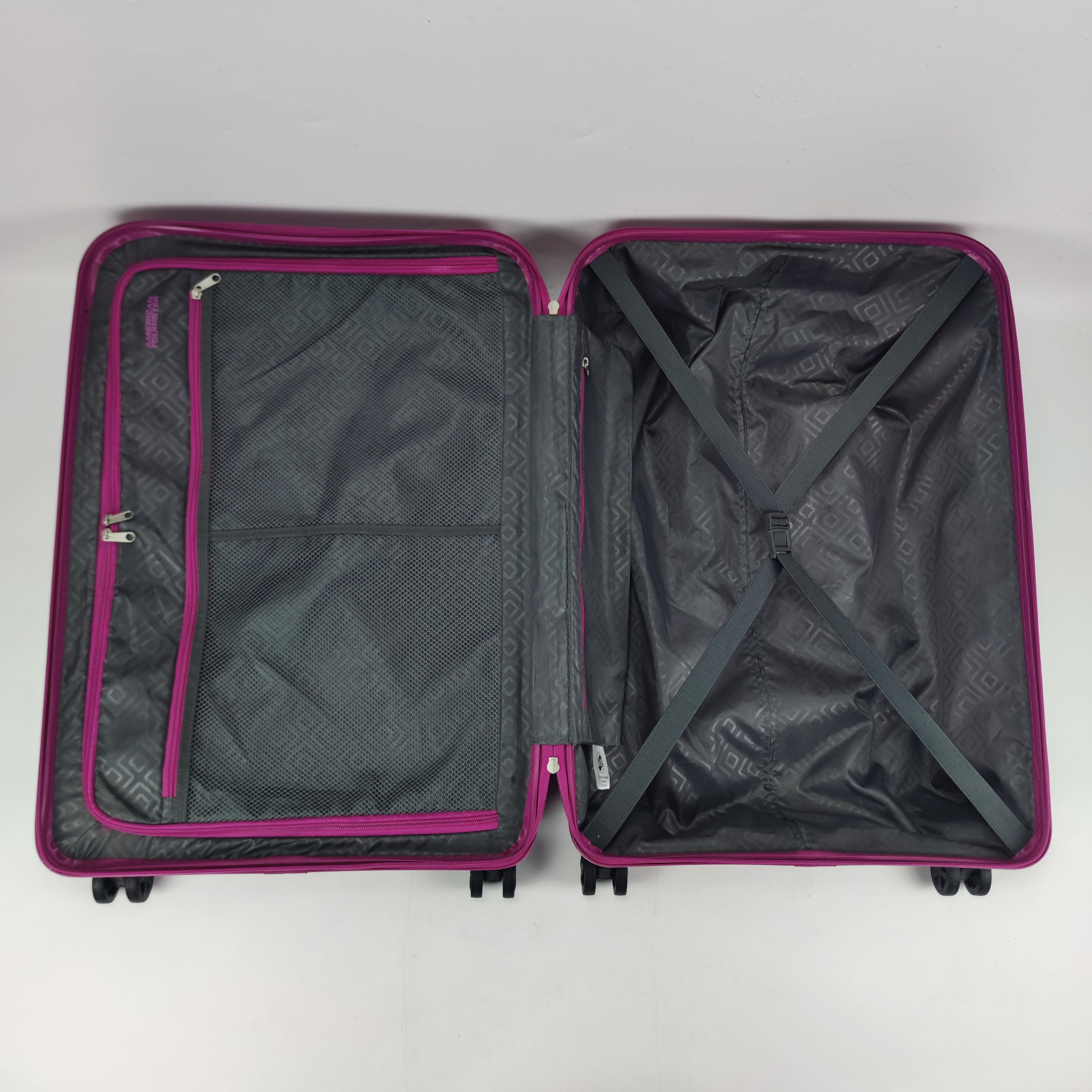 American Tourister Rumpler Spinner Hardcase Luggage 26 Inch Pink