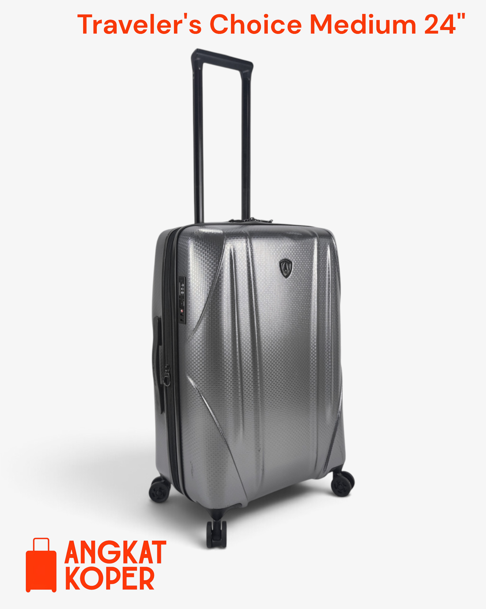 Traveler's Choice Zuma Hardcase Luggage 24 Inch ✔️