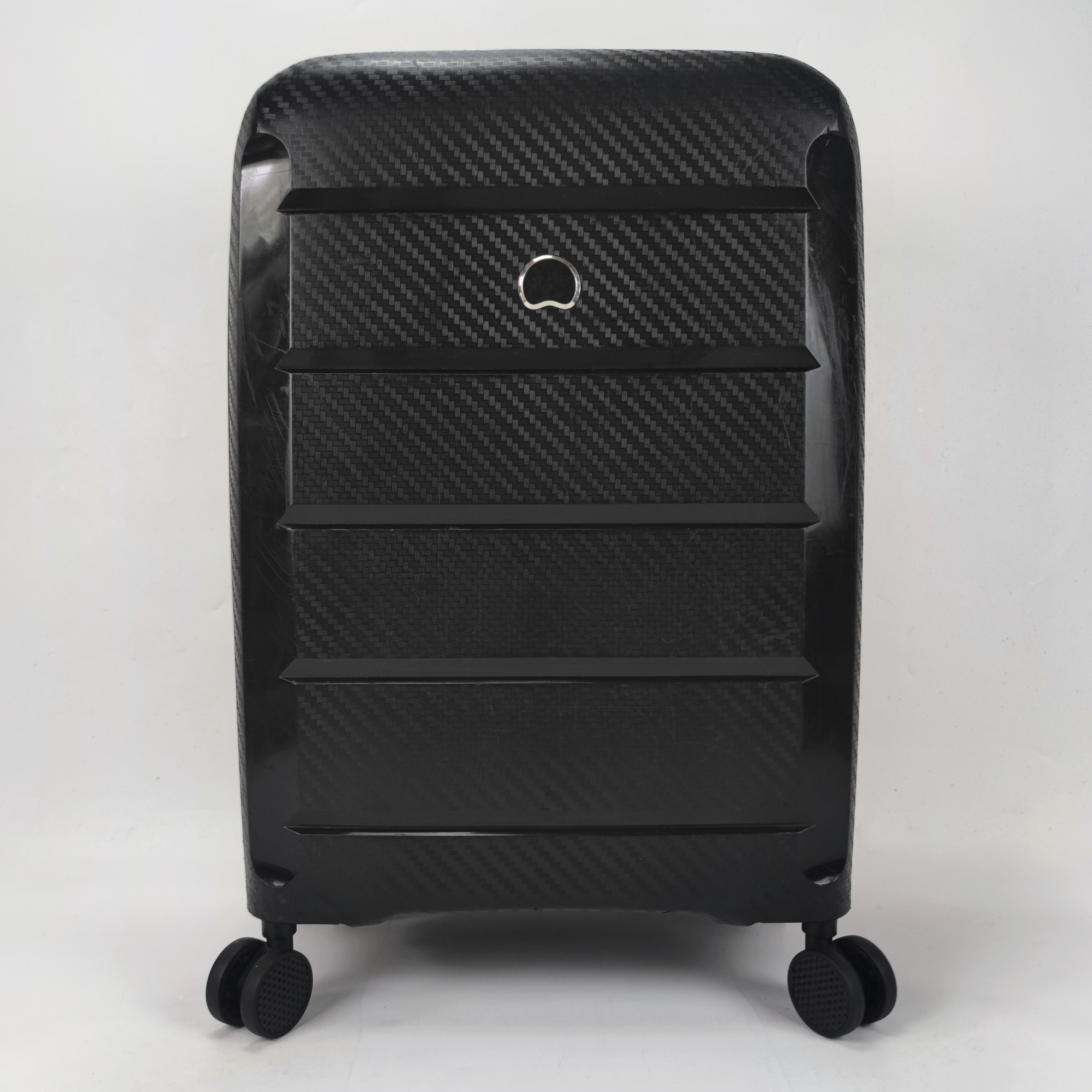 Delsey Binalong Hardcase Luggage 24 Inch Black✔️