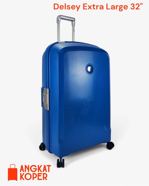 Delsey Belfort Hardcase Luggage 32 Inch Blue✔️
