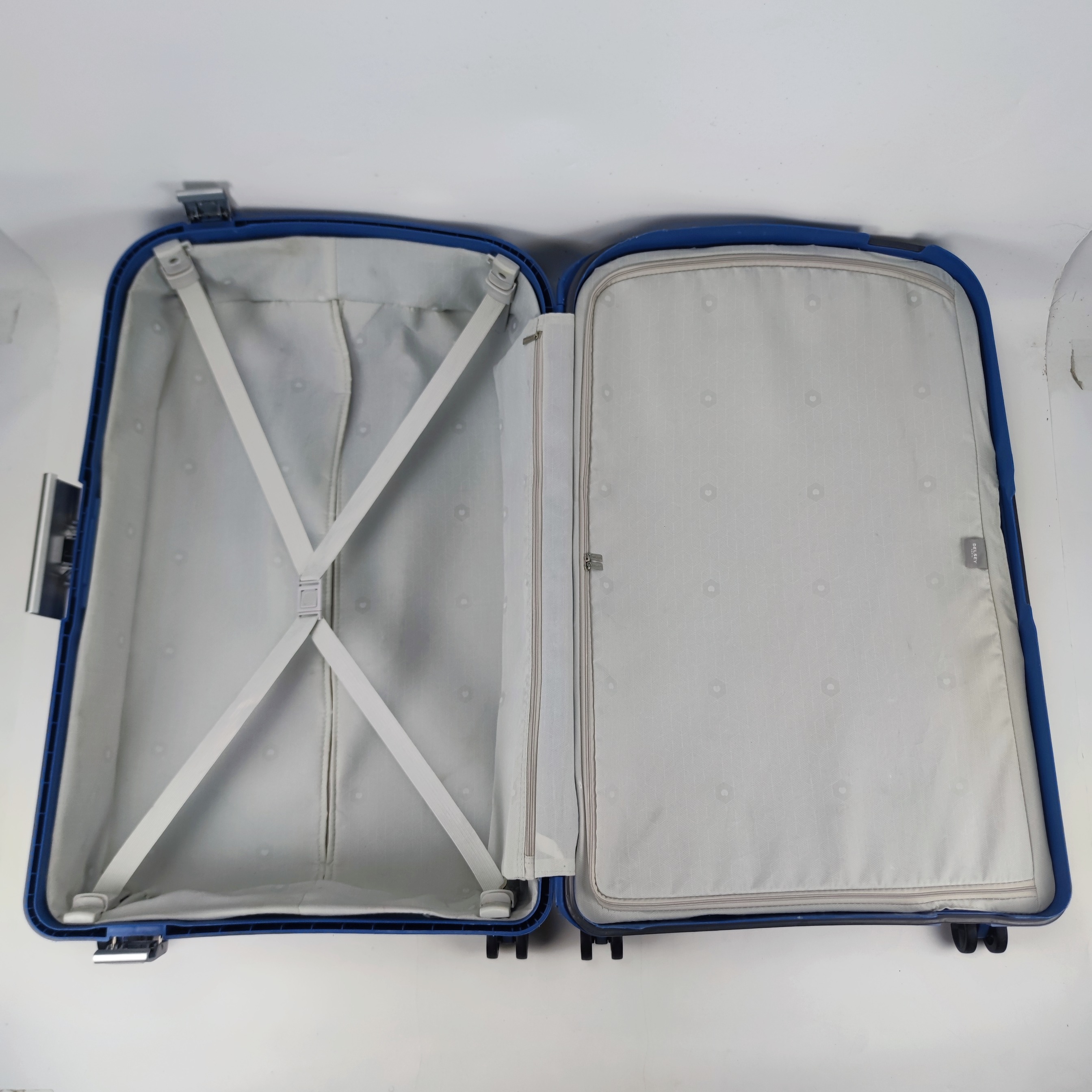 Delsey Belfort Hardcase Luggage 32 Inch Blue✔️