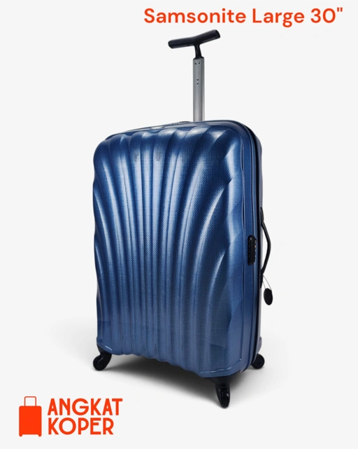 Samsonite Cosmolite Hardcase Luggage 30 Inch Light Blue✔️